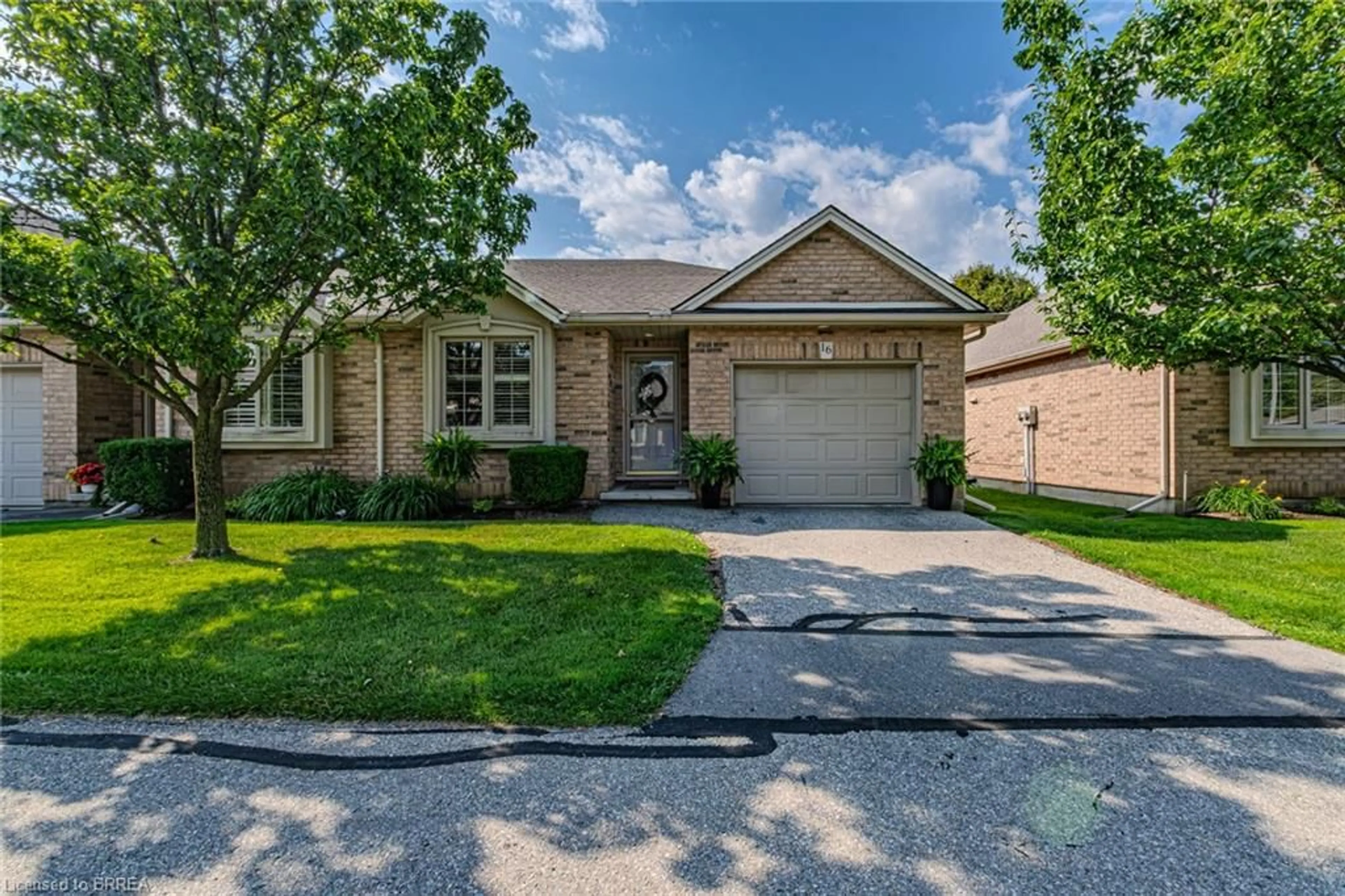 Home with brick exterior material, street for 385 Park Rd #16, Brantford Ontario N3R 0A1