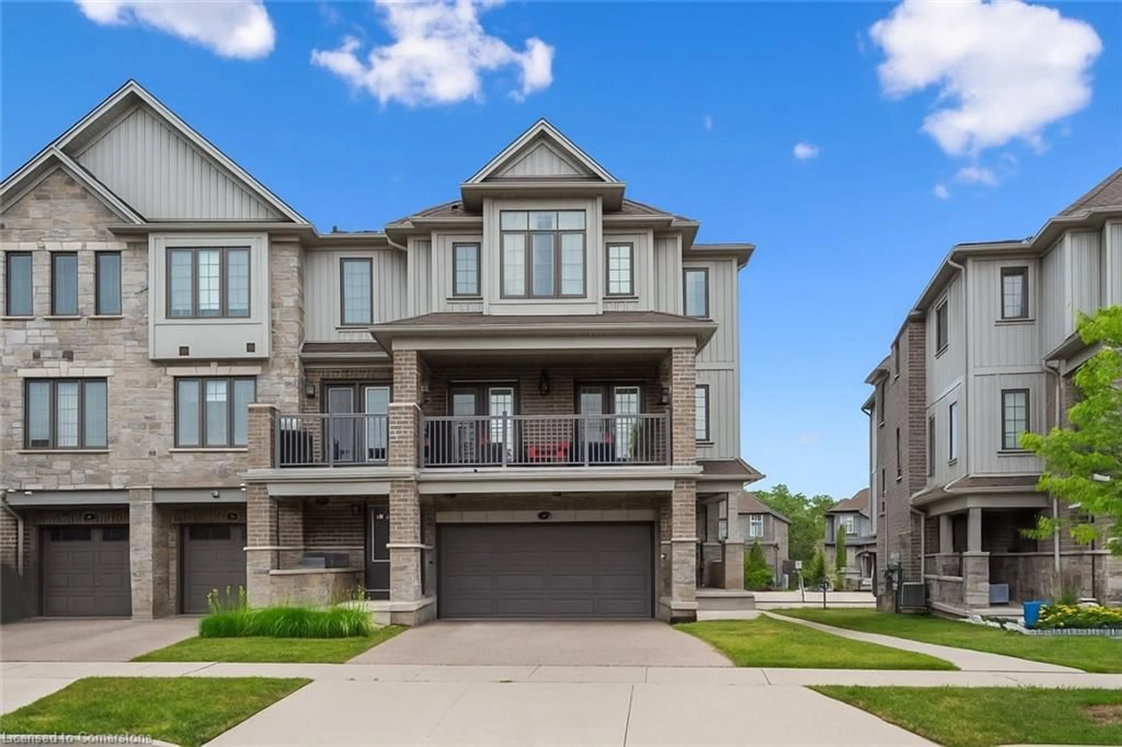 Home with brick exterior material, street for 97 South Creek Dr, Kitchener Ontario N2P 0H2