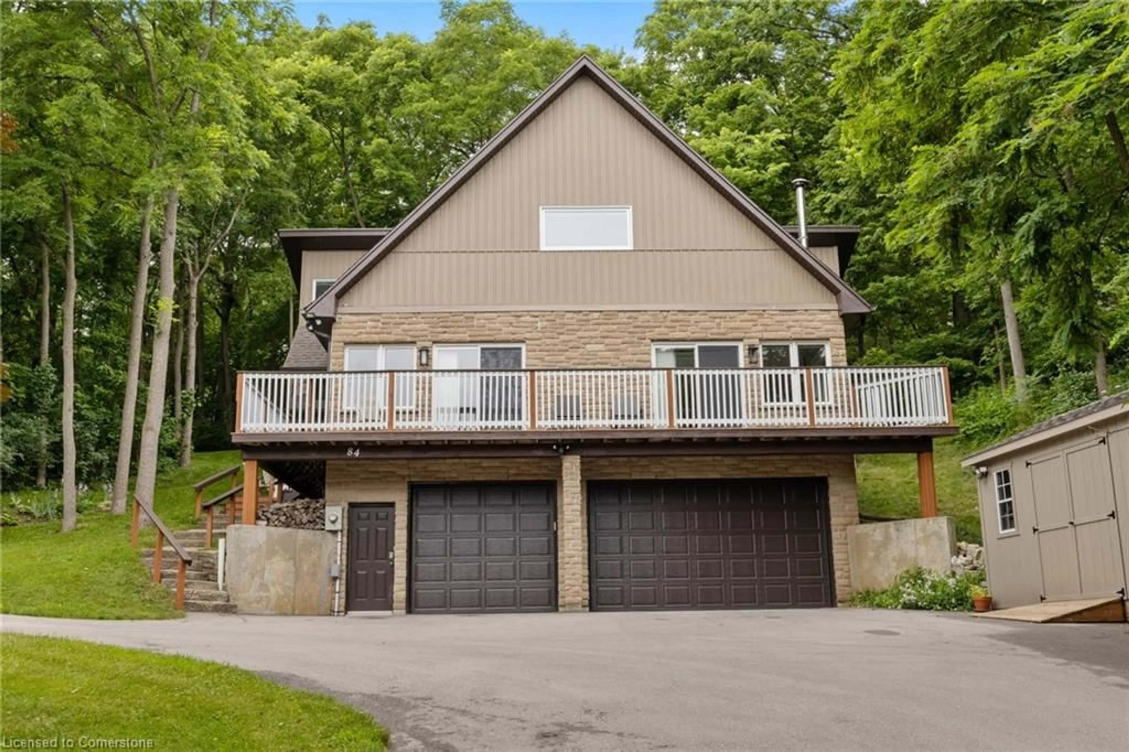 Home with vinyl exterior material, unknown for 84 Carolinian Lane, Cambridge Ontario N1S 5B8