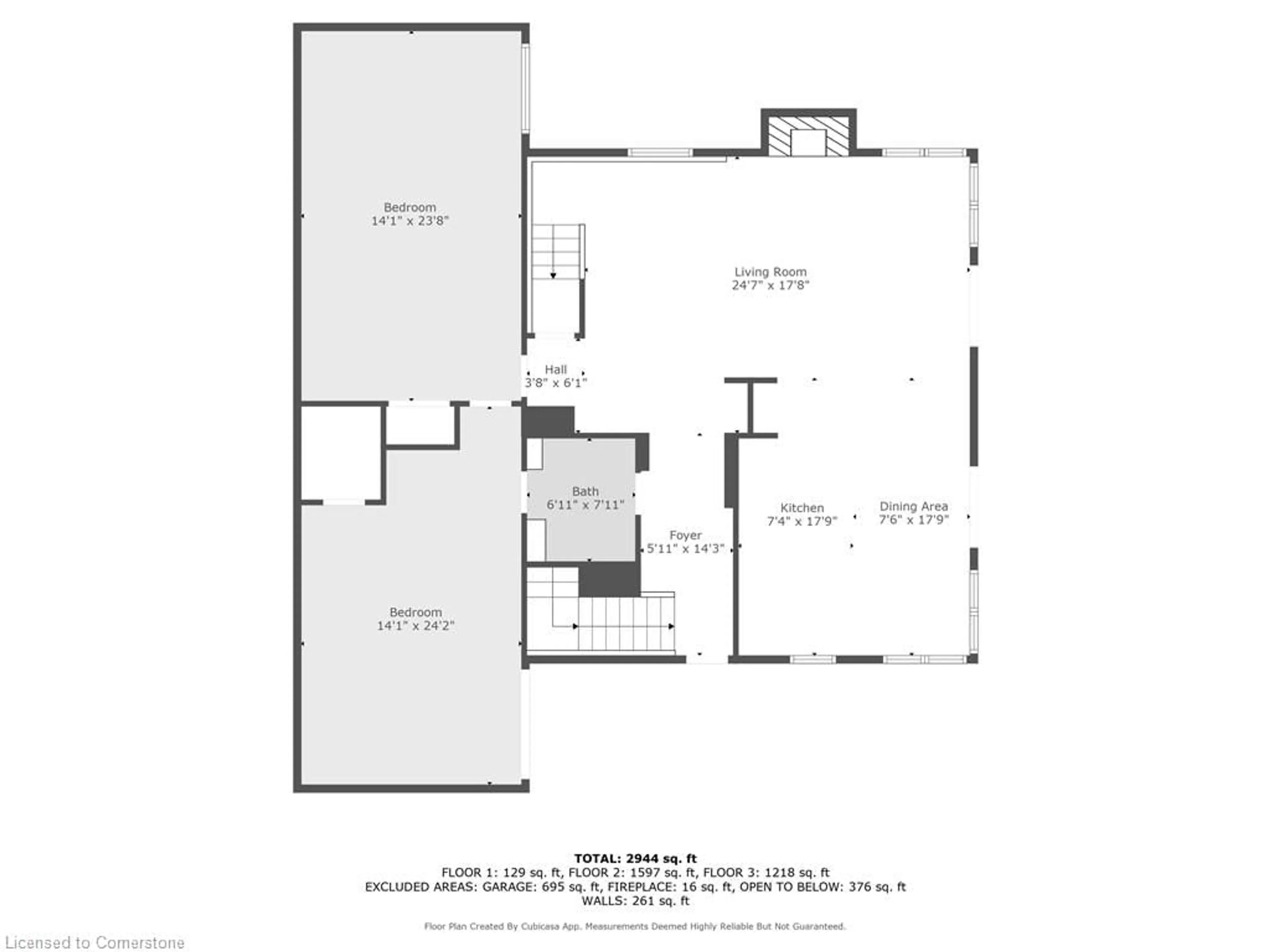Floor plan for 84 Carolinian Lane, Cambridge Ontario N1S 5B8