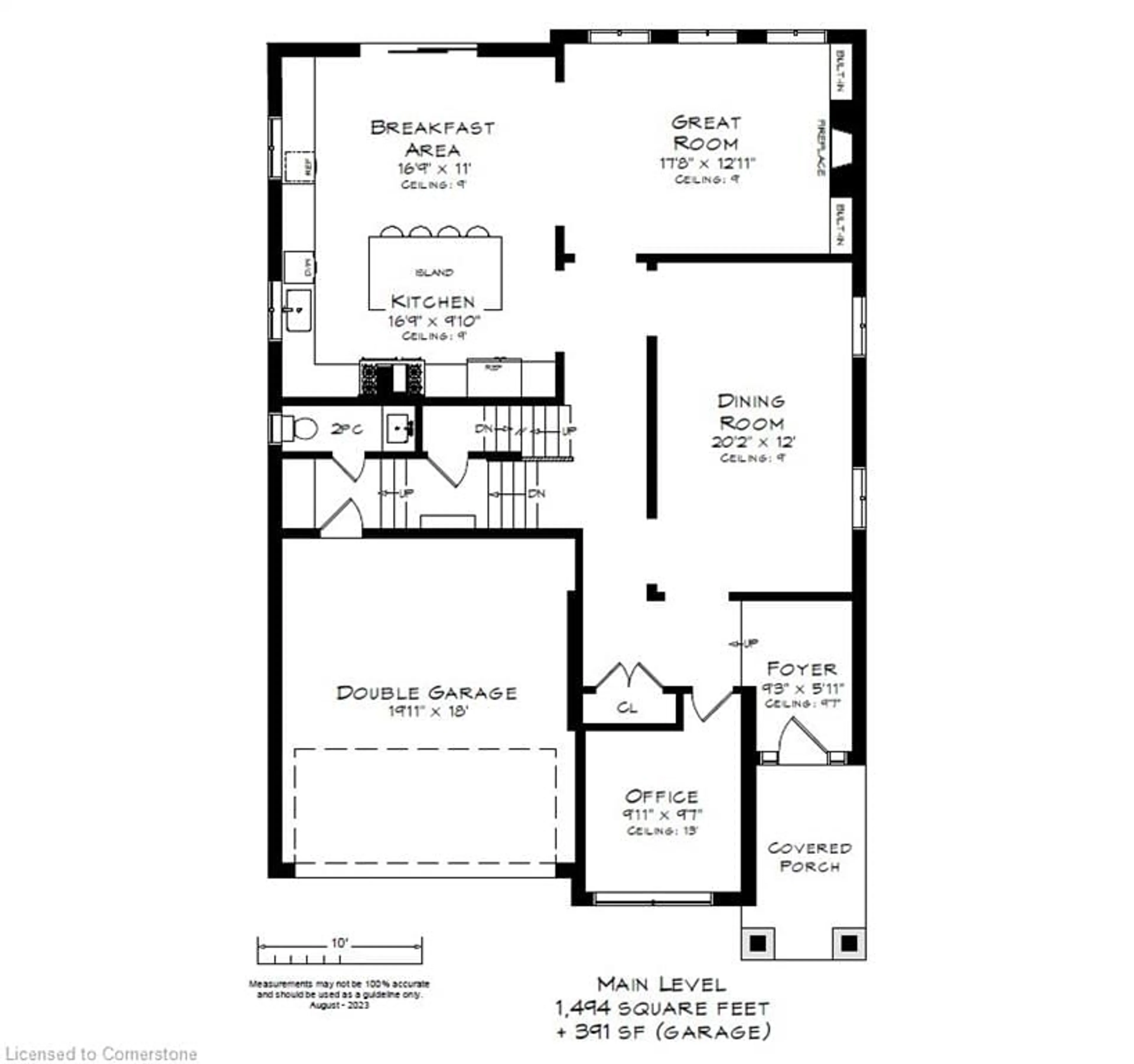 Floor plan for 31 Robarts Dr, Ancaster Ontario L9K 0H5