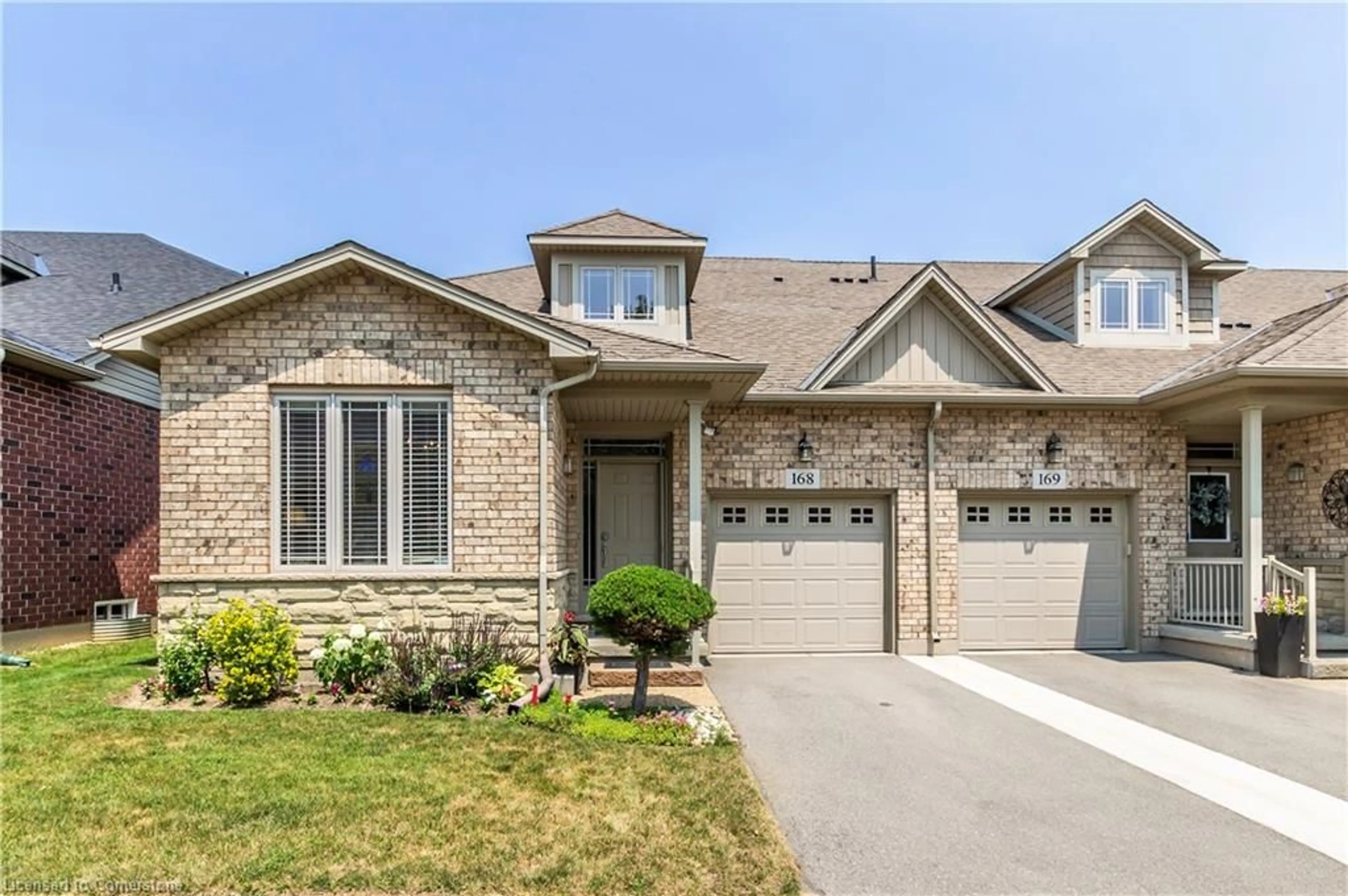 Home with brick exterior material, street for 2120 Itabashi Way #168, Burlington Ontario L7M 0V3