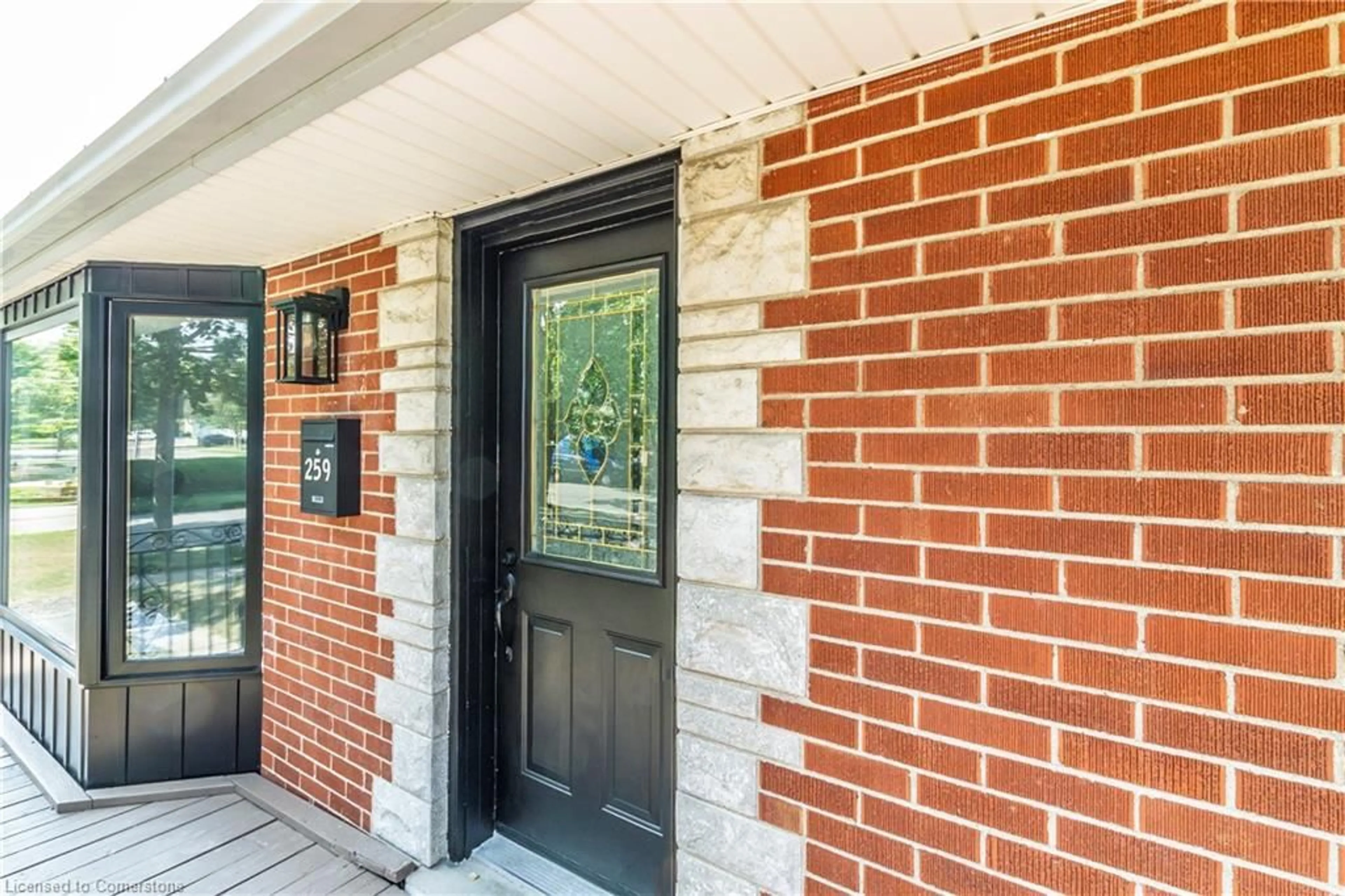 Home with brick exterior material, street for 259 Greenfield Ave, Kitchener Ontario N2C 1C8
