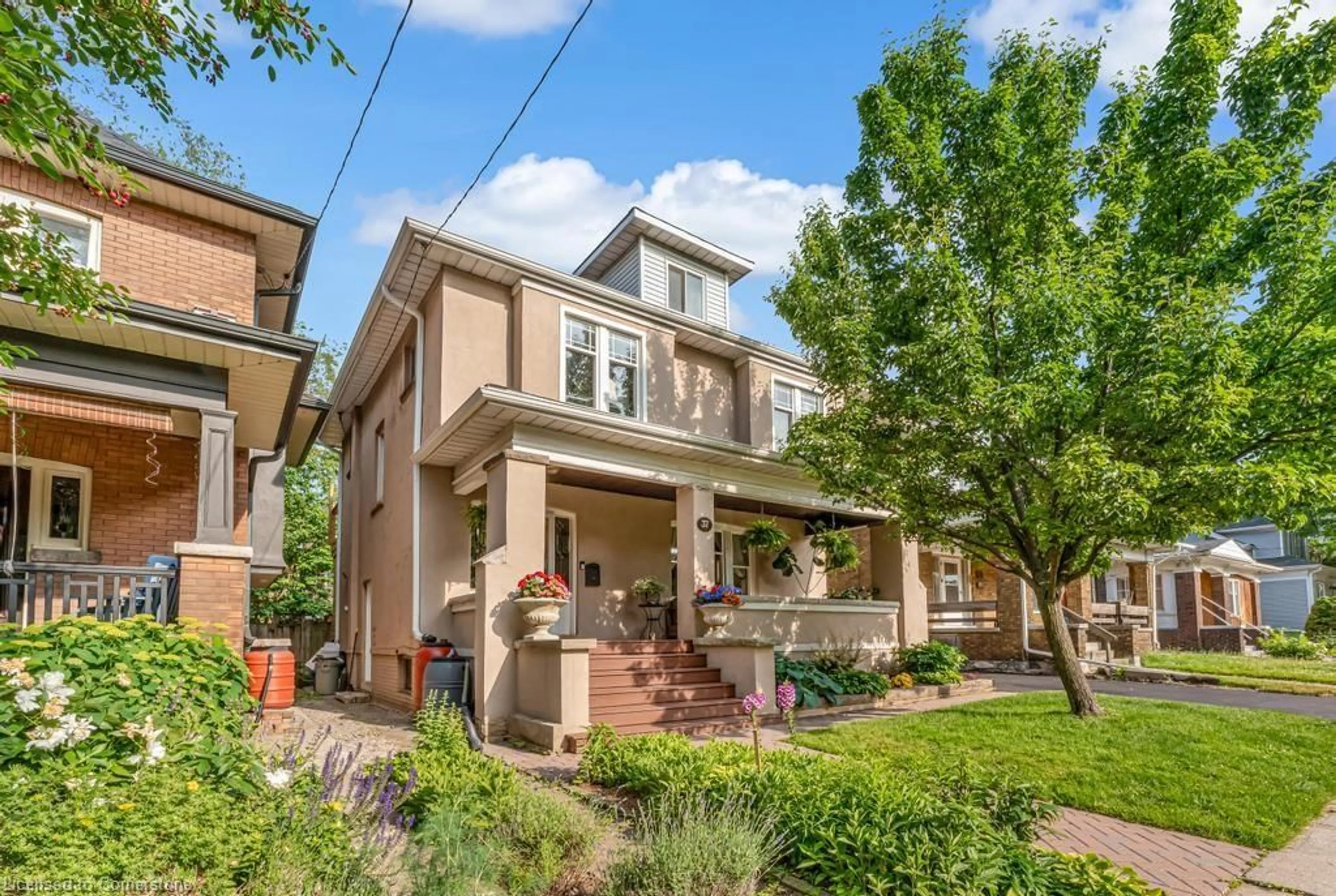 Home with brick exterior material, street for 37 Burris St, Hamilton Ontario L8M 2J1