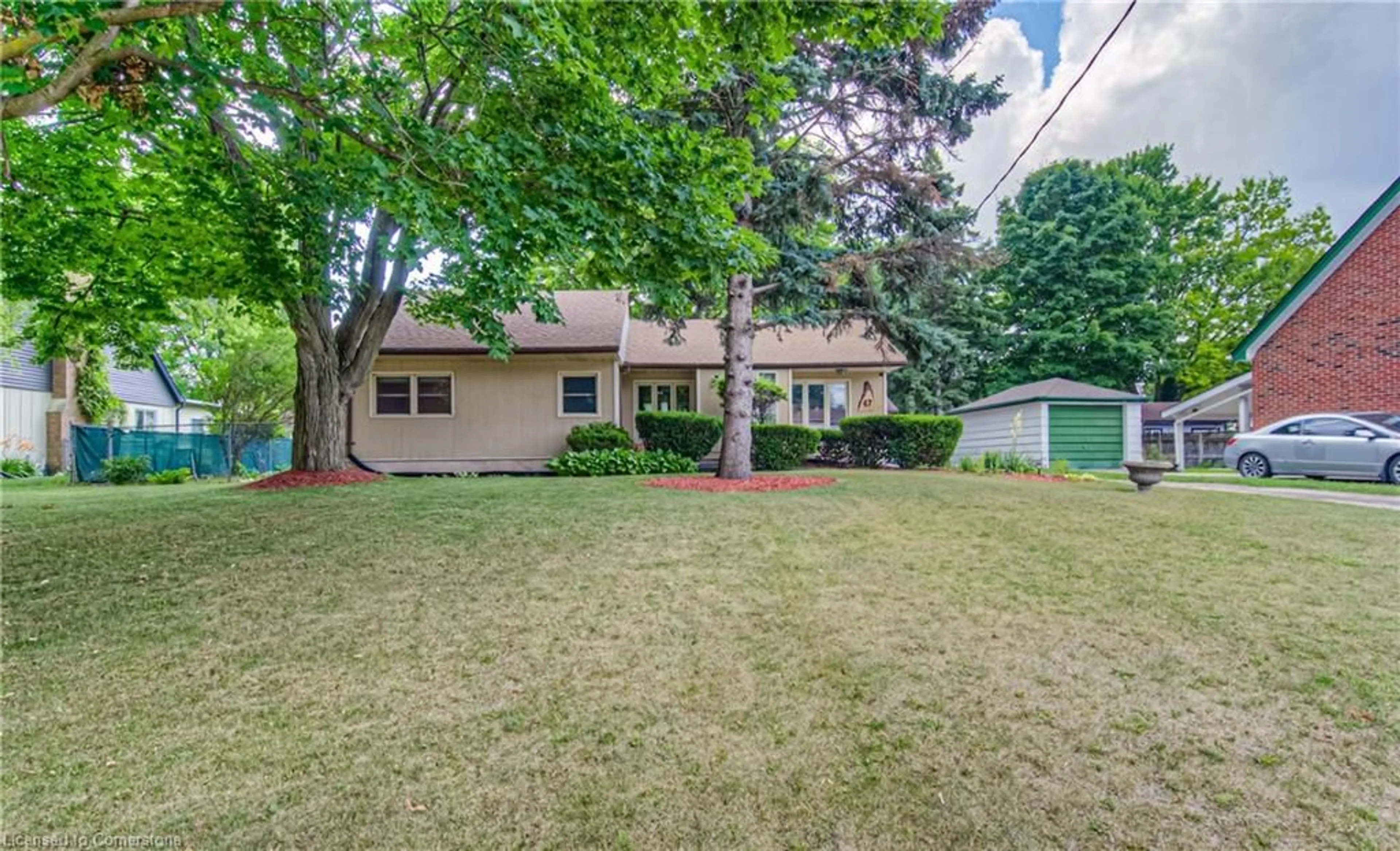 Home with vinyl exterior material, street for 47 Belleview Ave, Kitchener Ontario N2B 1G4