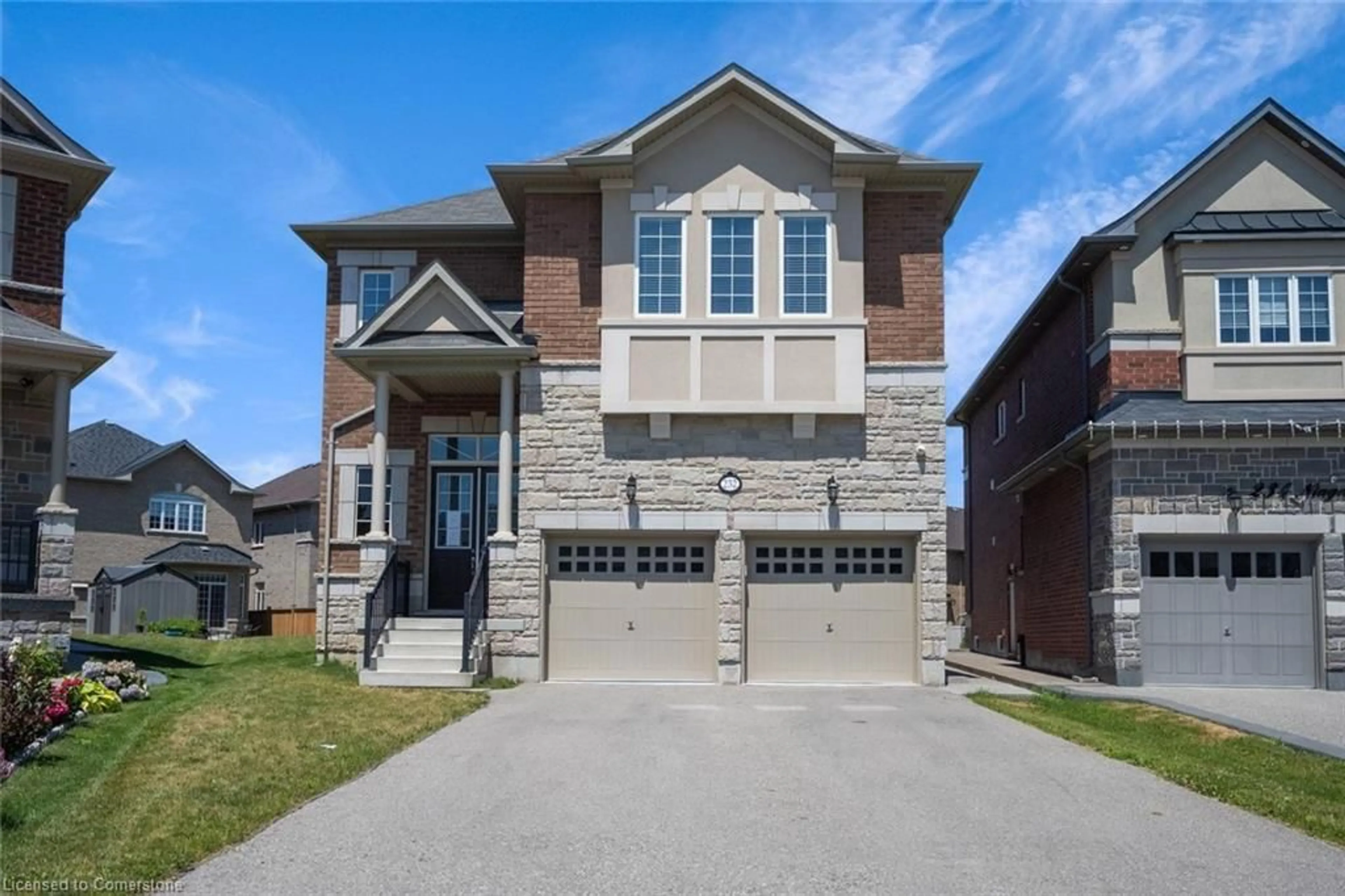Home with brick exterior material, street for 232 Niagara Trail, Georgetown Ontario L7G 0M4