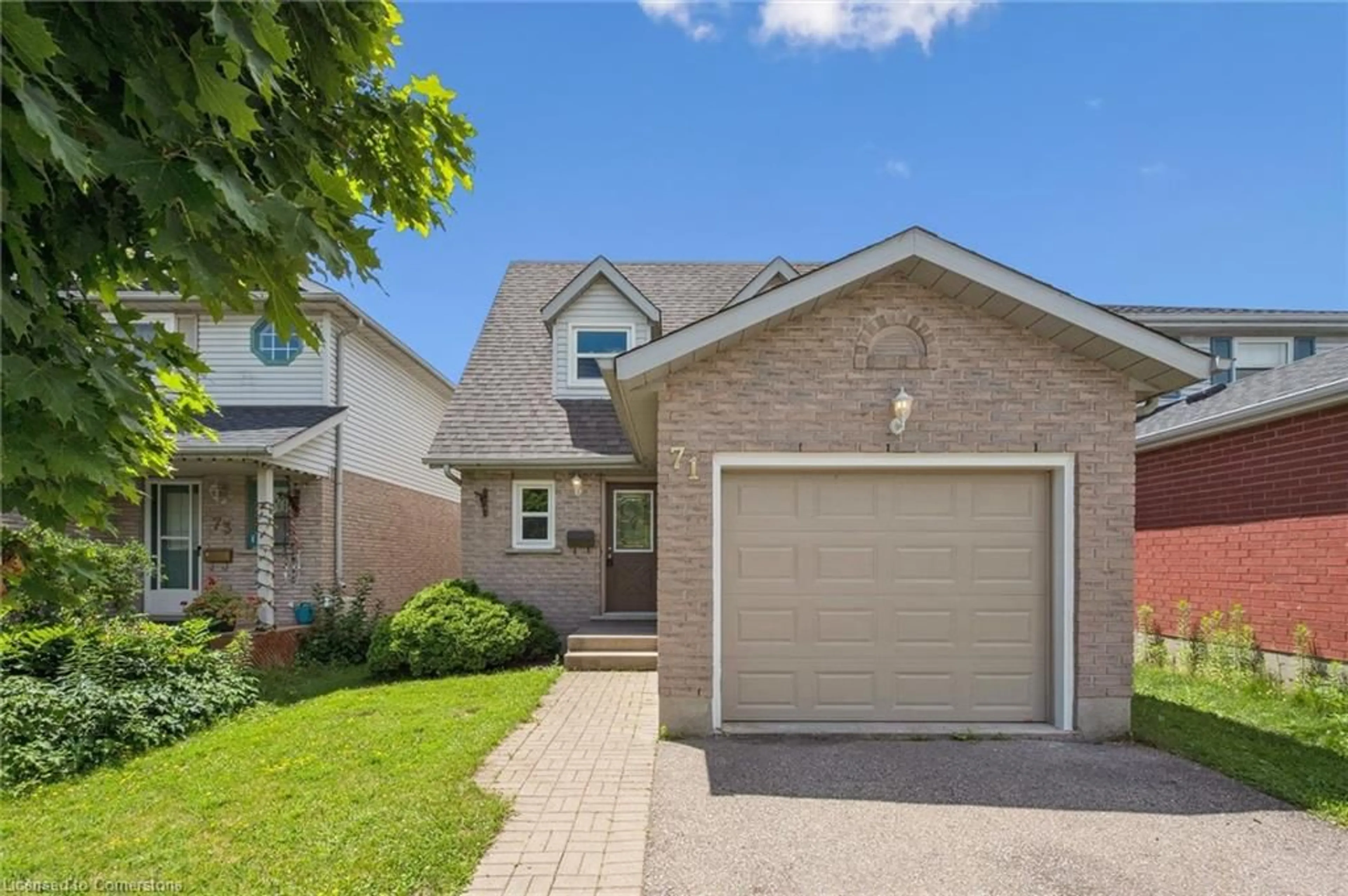 Home with brick exterior material, street for 71 Moss Pl, Guelph Ontario N1G 4V3