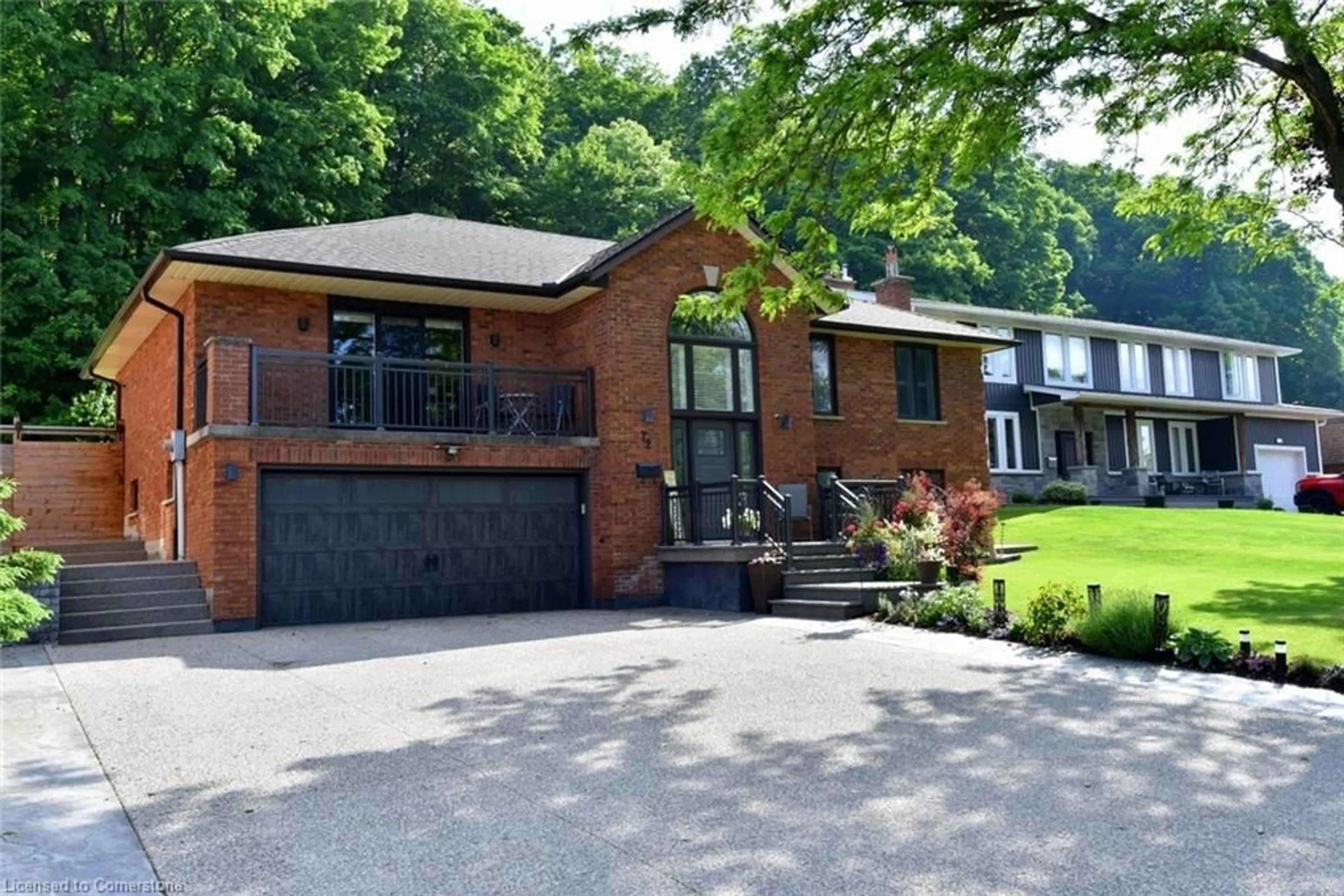 Home with brick exterior material, street for 72 Maple Dr, Stoney Creek Ontario L8G 3C2