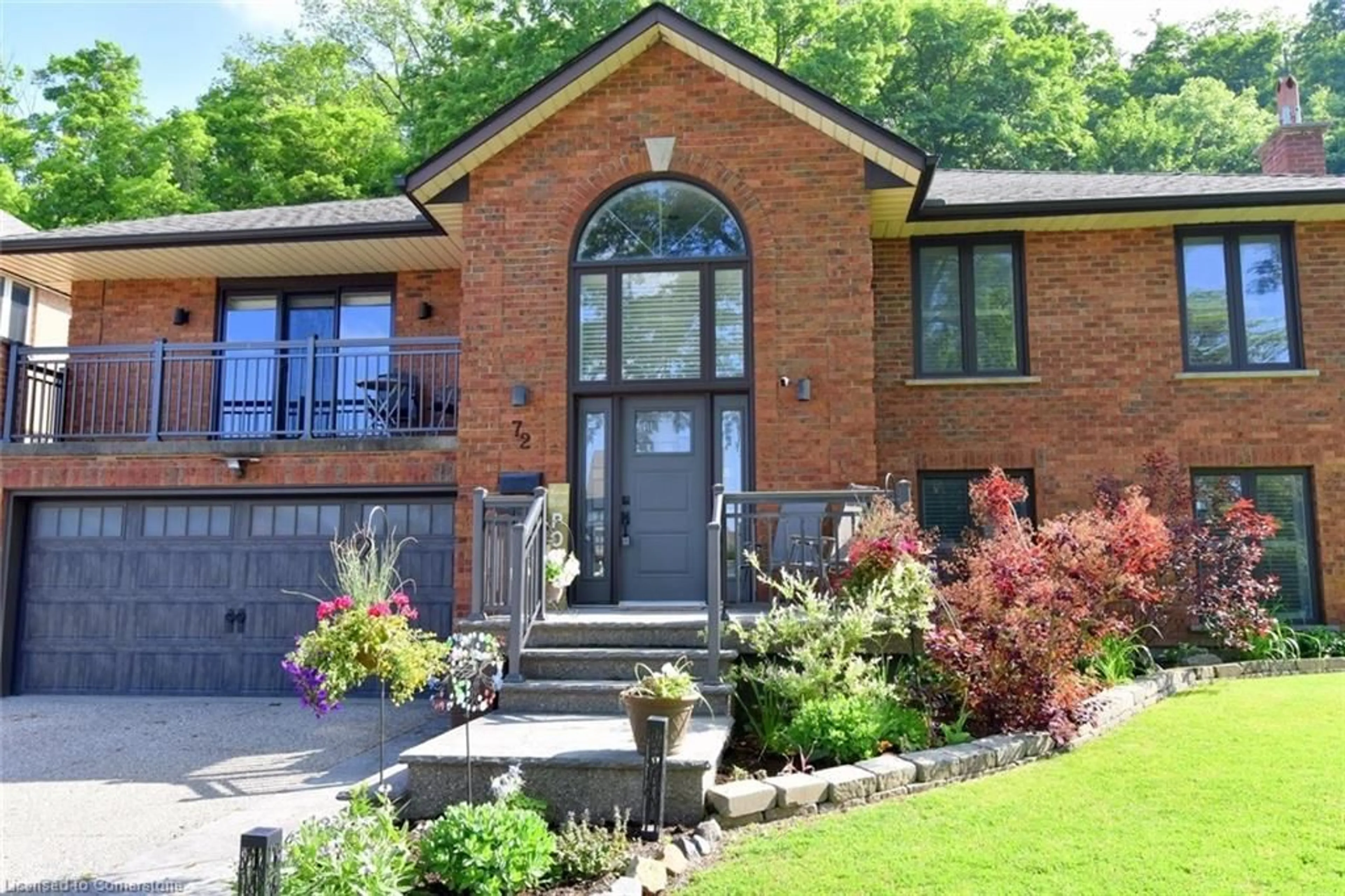 Home with brick exterior material, street for 72 Maple Dr, Stoney Creek Ontario L8G 3C2