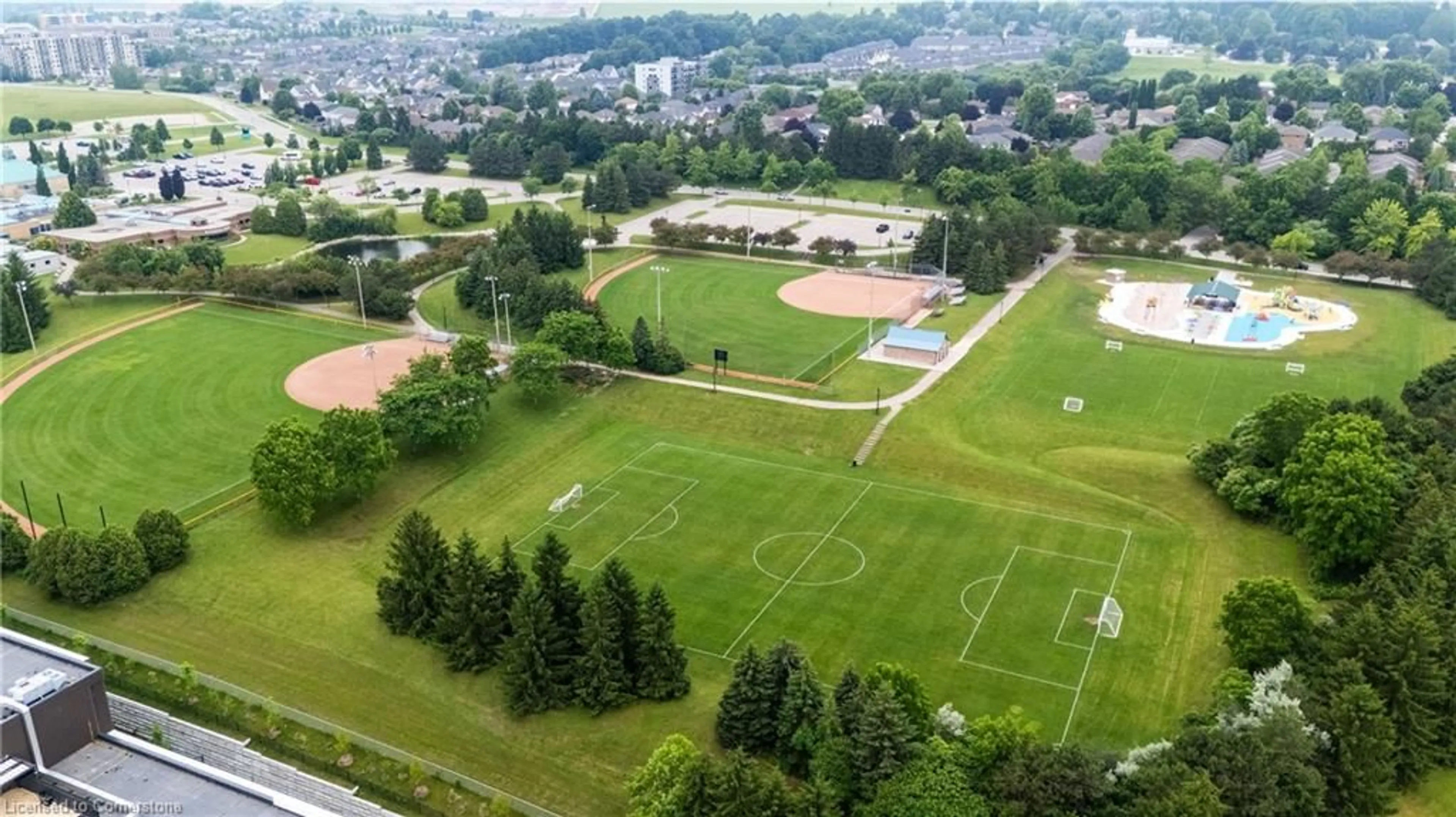 A pic from outside/outdoor area/front of a property/back of a property/a pic from drone, mountain view for 163 Ferguson Dr #303, Woodstock Ontario N4V 1B1