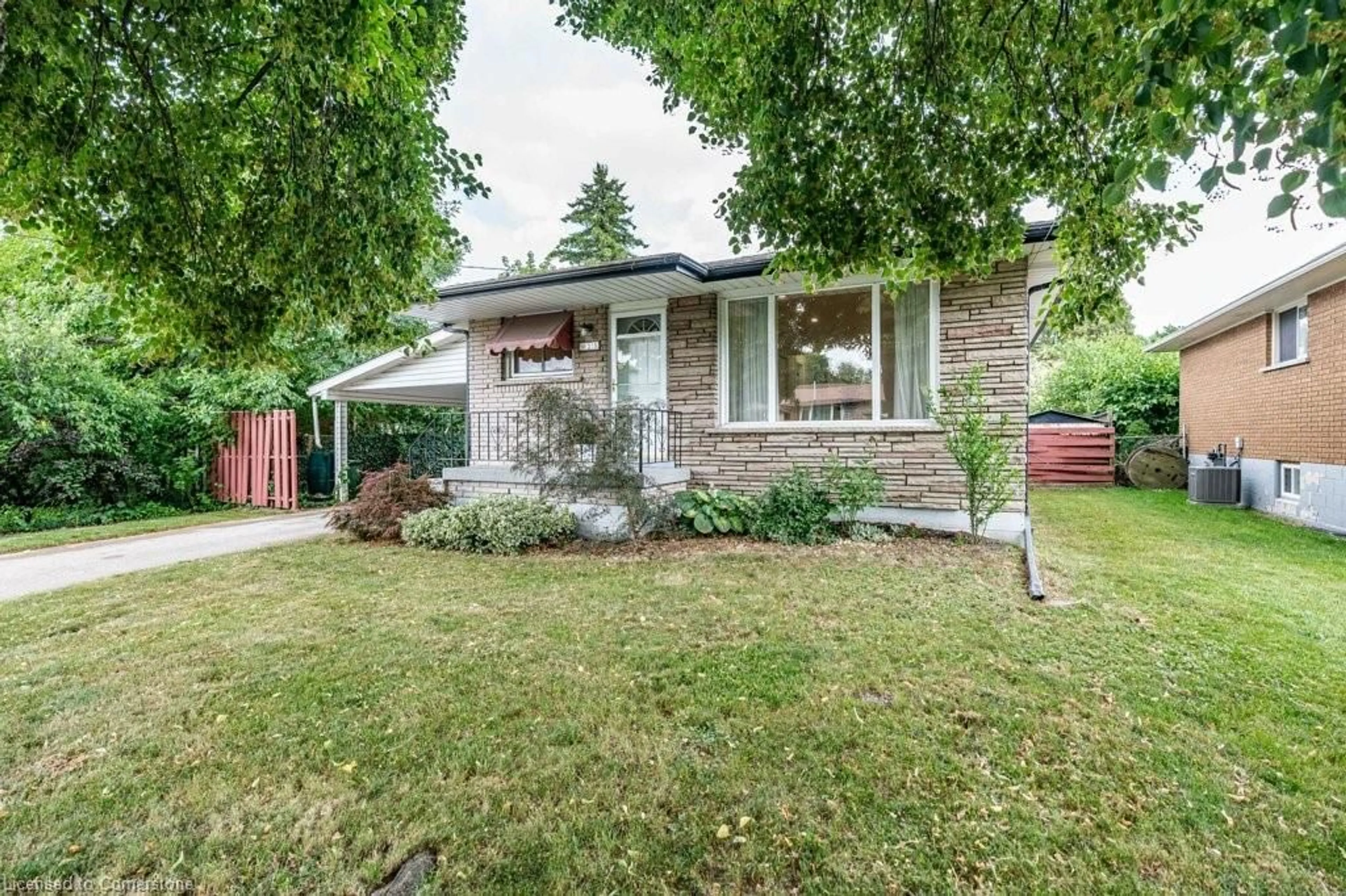 Home with brick exterior material, street for 25 Greeningdon Dr, Hamilton Ontario L9A 3A8