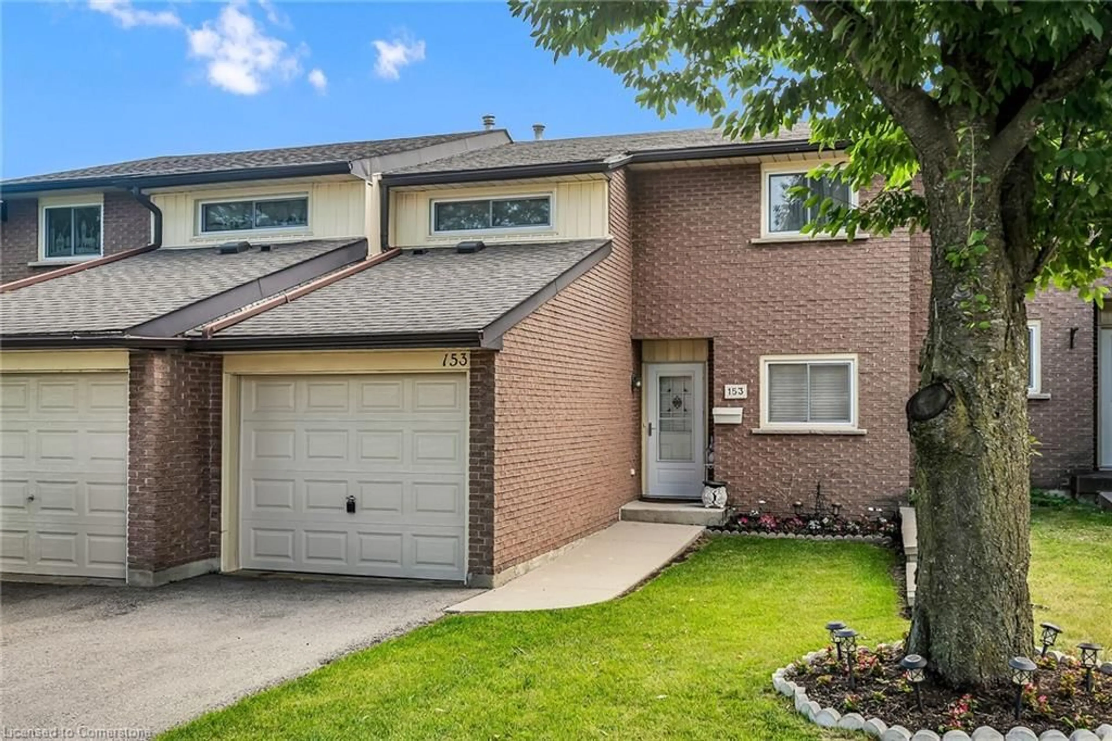 Home with brick exterior material, street for 11 Queenslea Dr #153, Hamilton Ontario L8W 1T7
