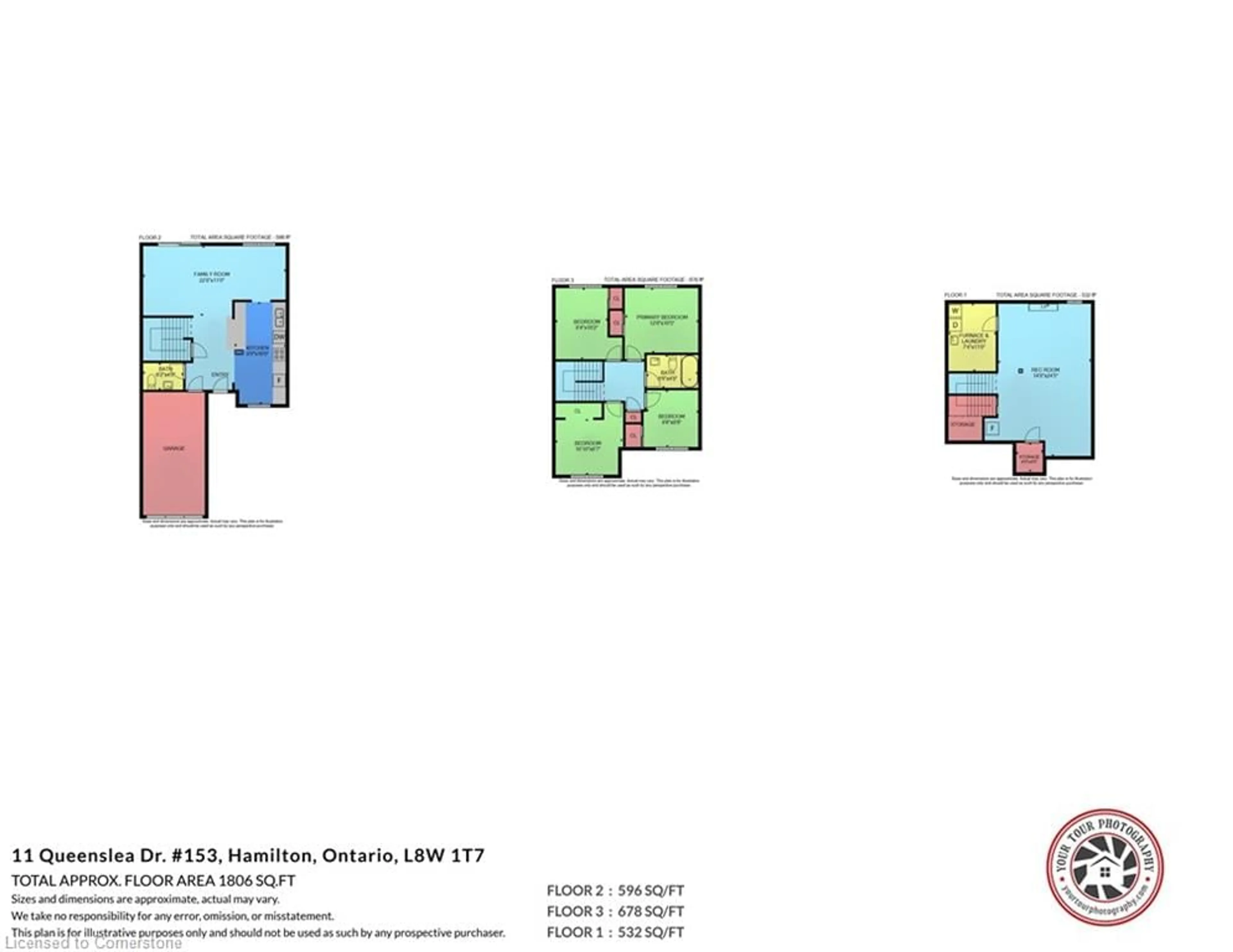 Floor plan for 11 Queenslea Dr #153, Hamilton Ontario L8W 1T7