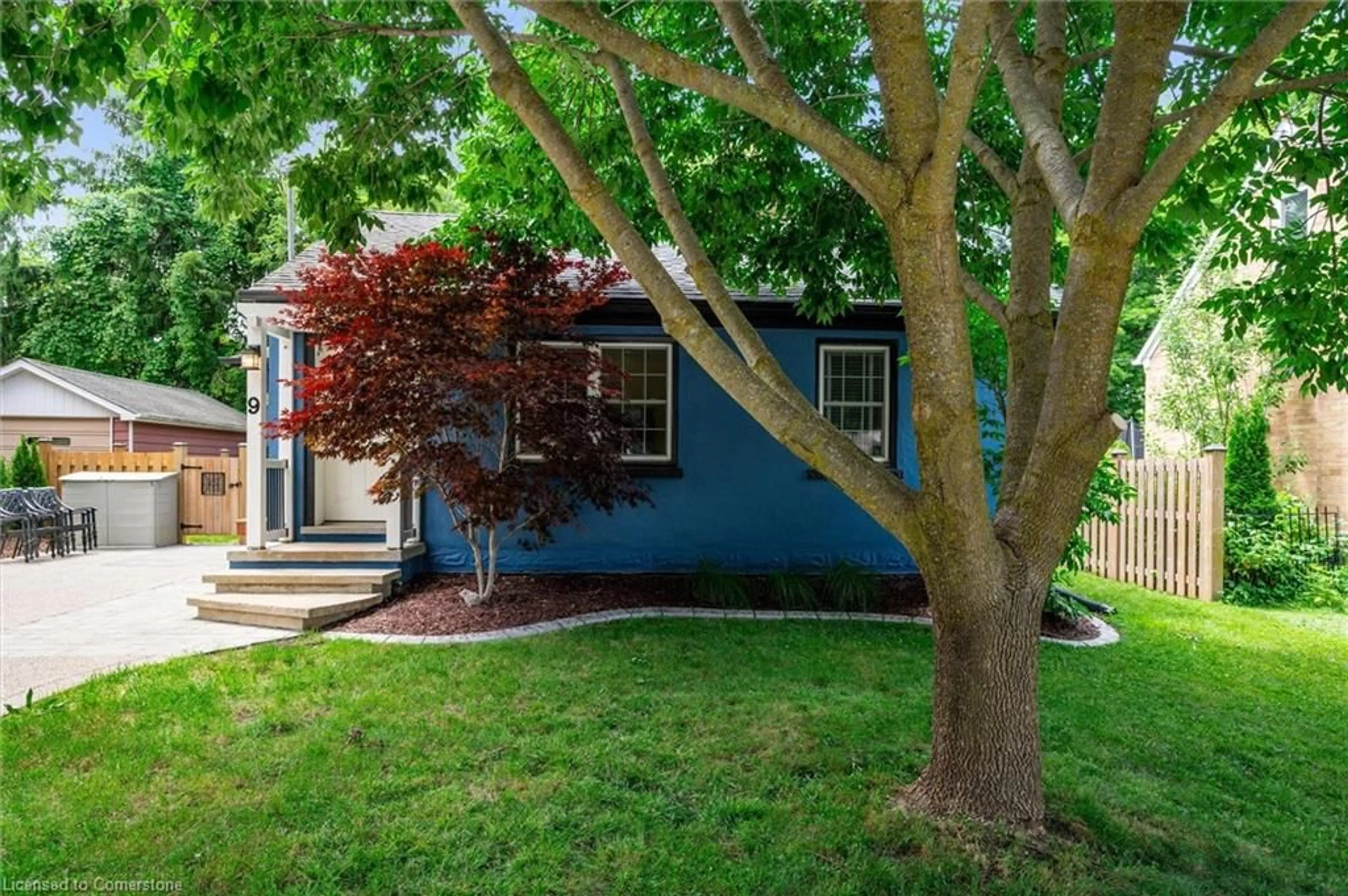 Home with vinyl exterior material, street for 9 Beverley St, Waterloo Ontario N2L 2H5