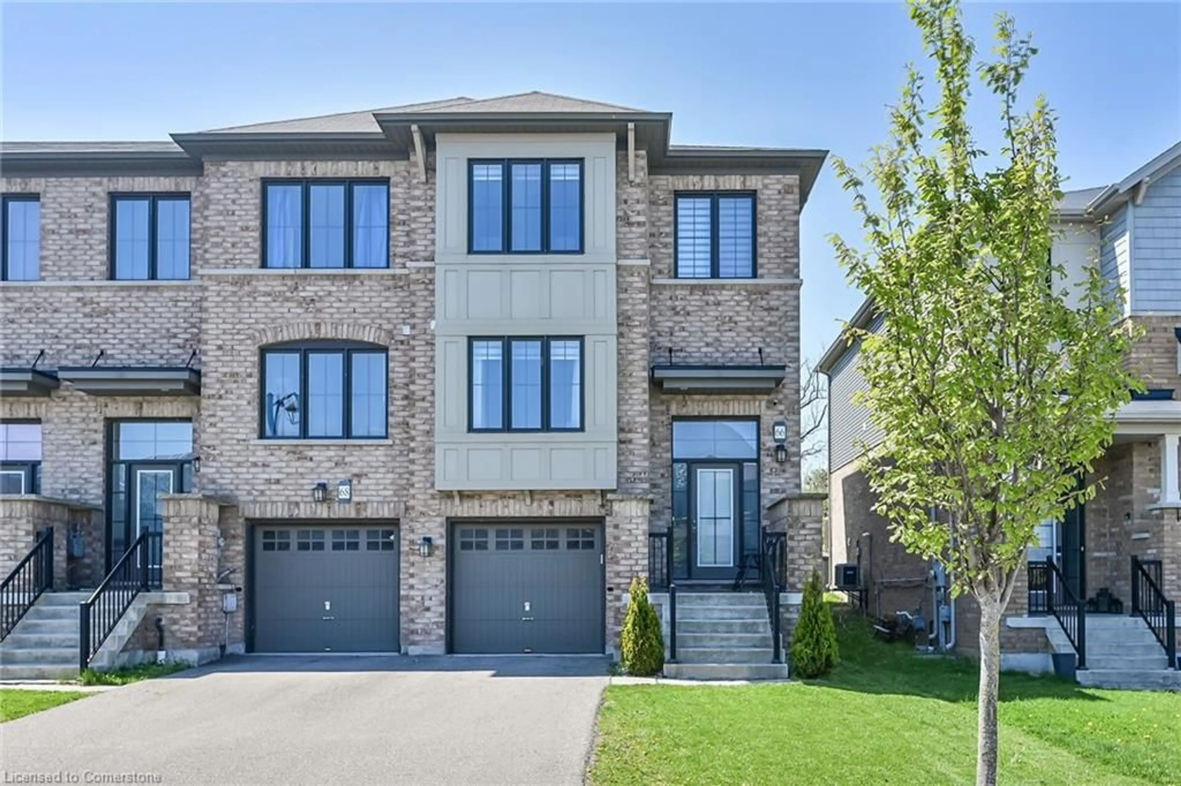 Home with brick exterior material, street for 66 Crafter Cres, Stoney Creek Ontario L8J 0H7