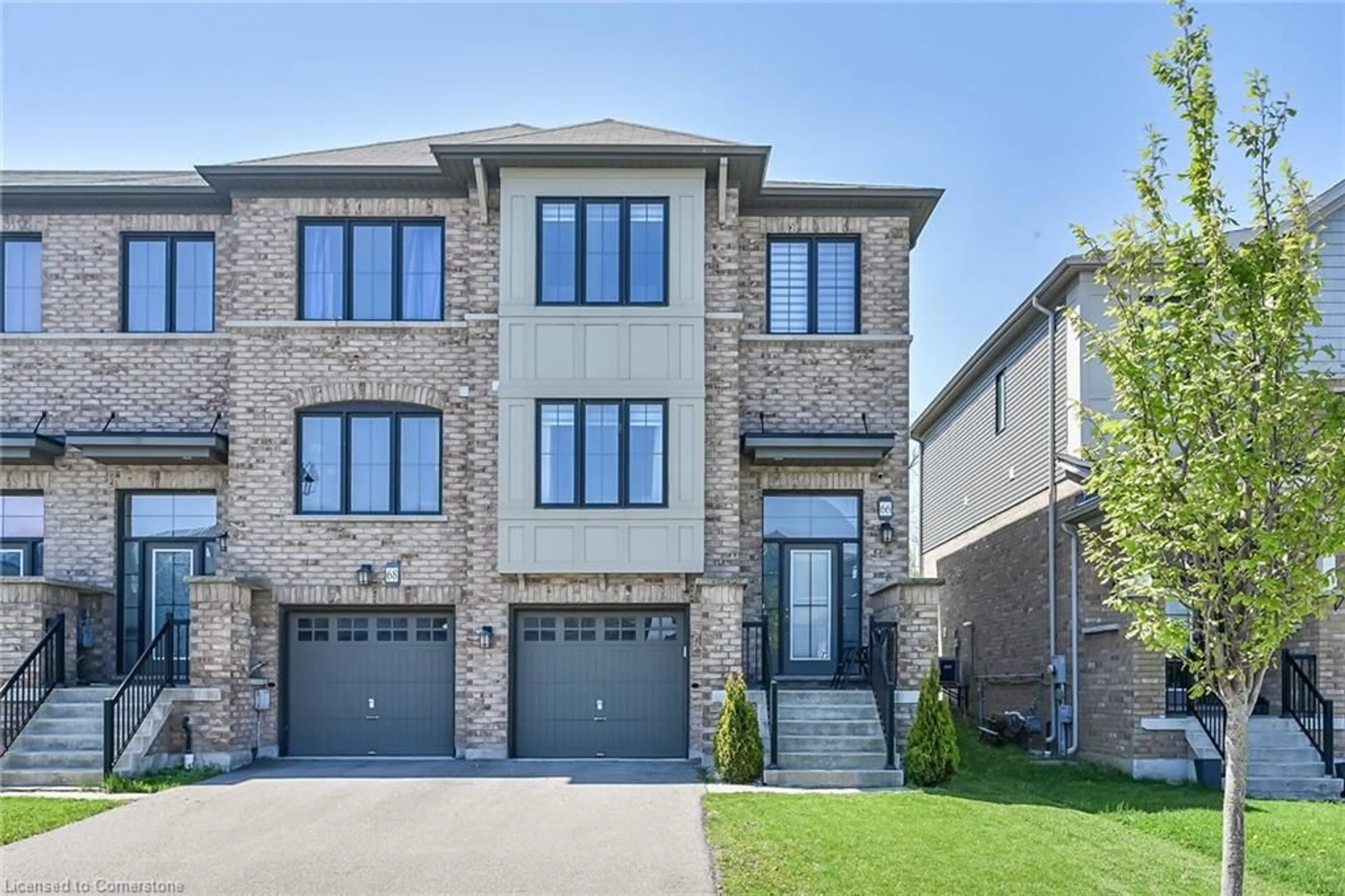 Home with brick exterior material, street for 66 Crafter Cres, Stoney Creek Ontario L8J 0H7