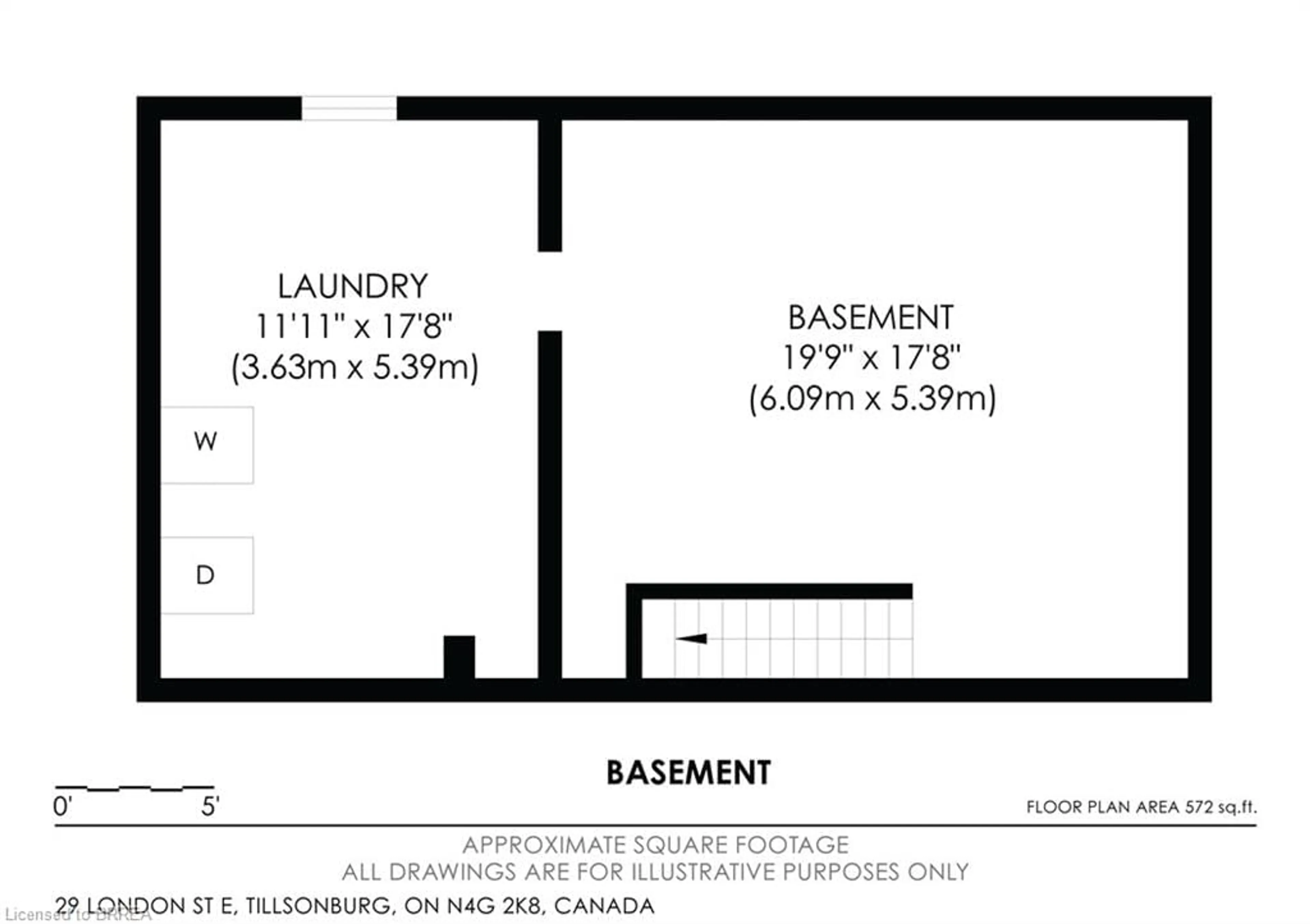 Floor plan for 29/31 London St, Tillsonburg Ontario N4G 2K9