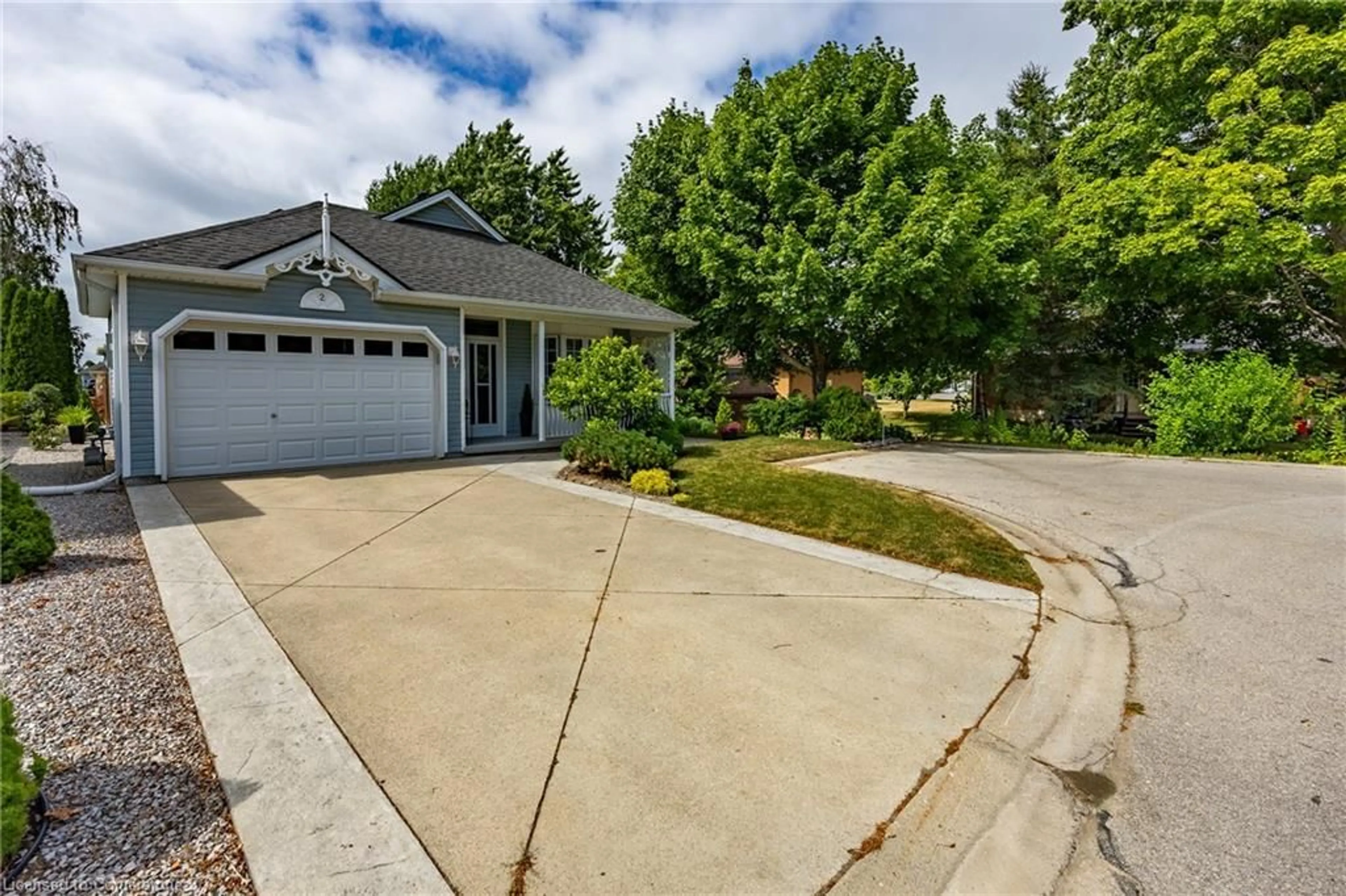 A pic from outside/outdoor area/front of a property/back of a property/a pic from drone, street for 2 Carolina Way, Port Rowan Ontario N0E 1M0