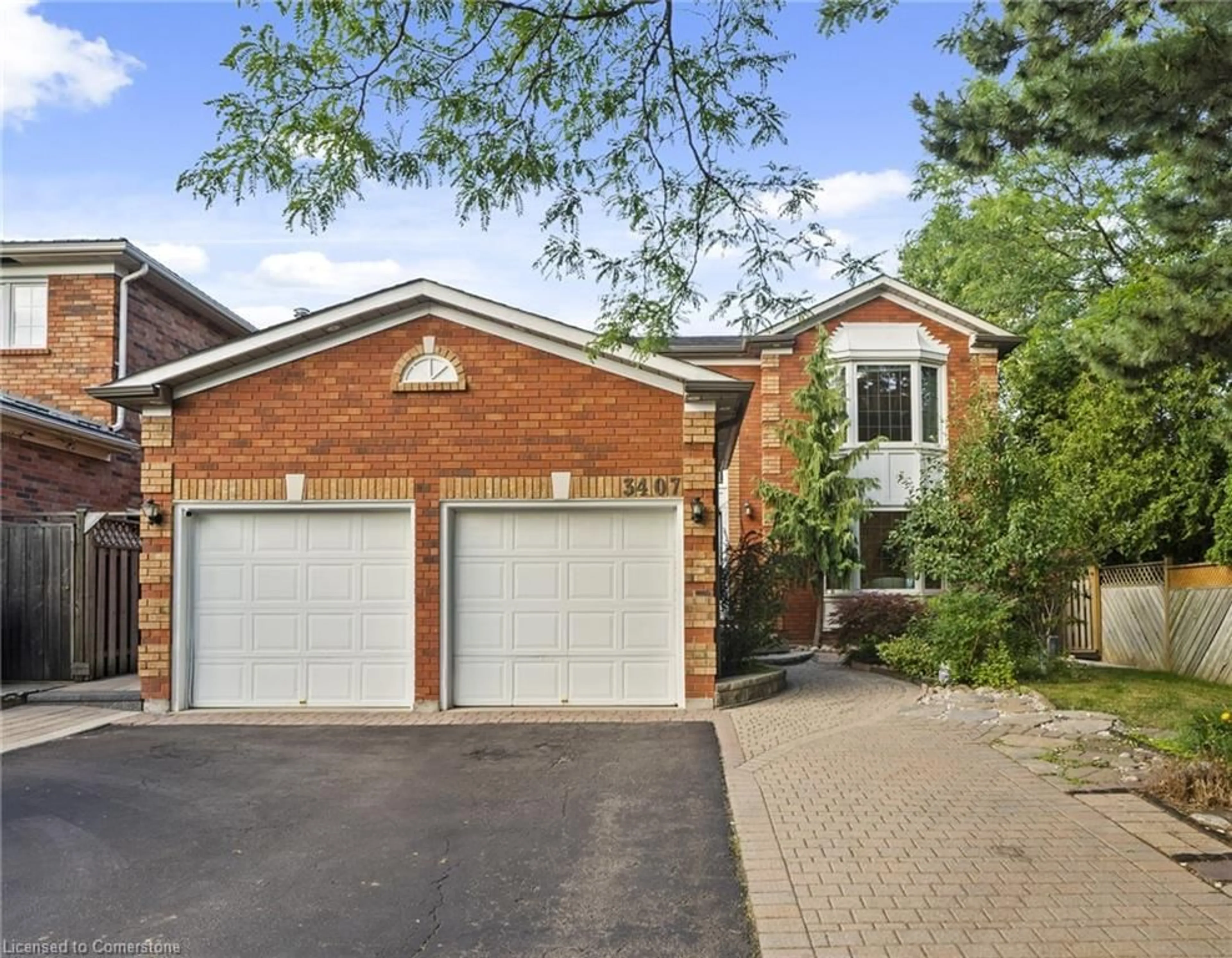 Home with brick exterior material, street for 3407 Clayton Rd, Mississauga Ontario L5L 4Z3