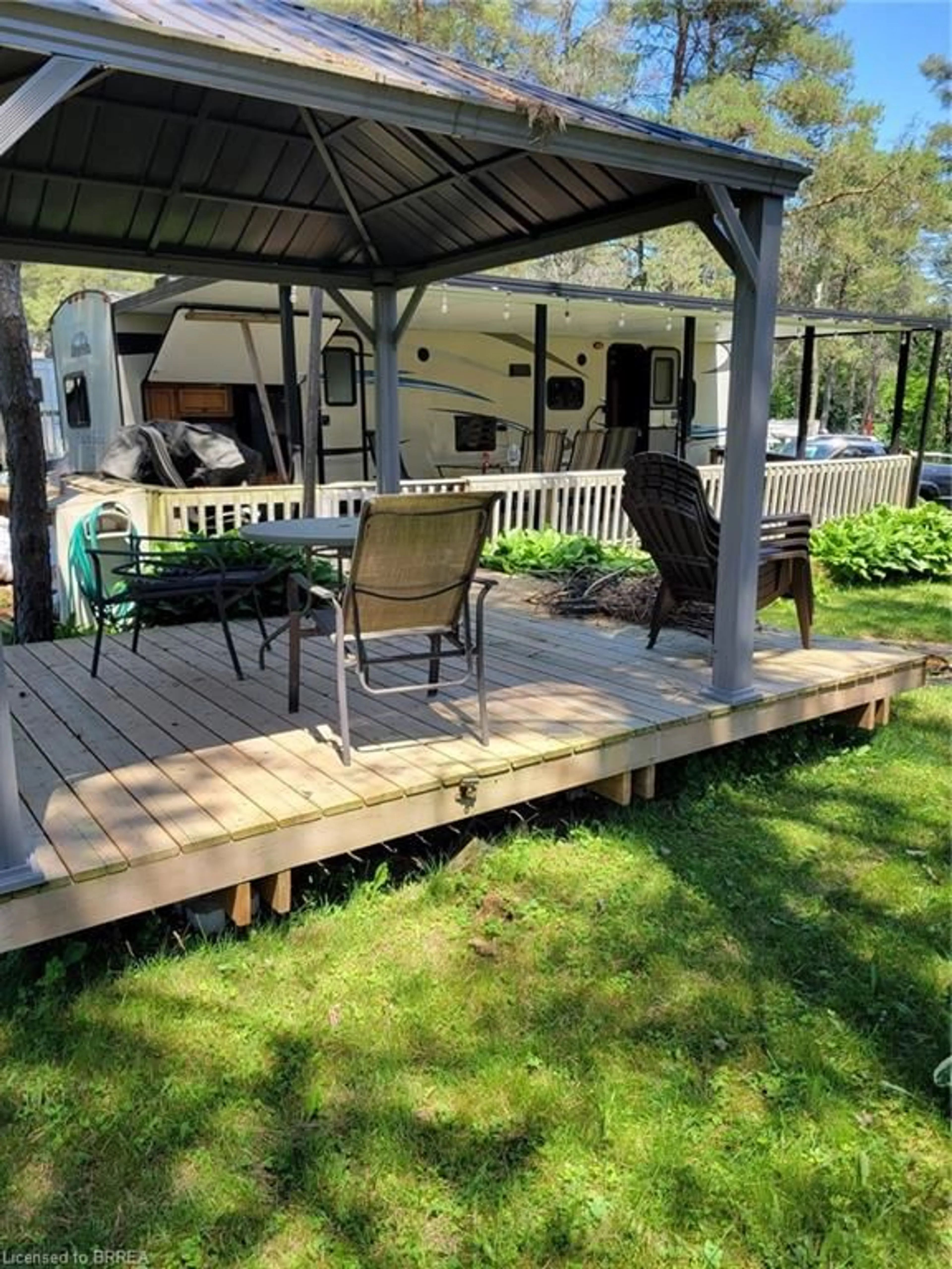 Patio, unknown for 8772 Concession 9 Rd #135, Moorefield Ontario N0G 2K0