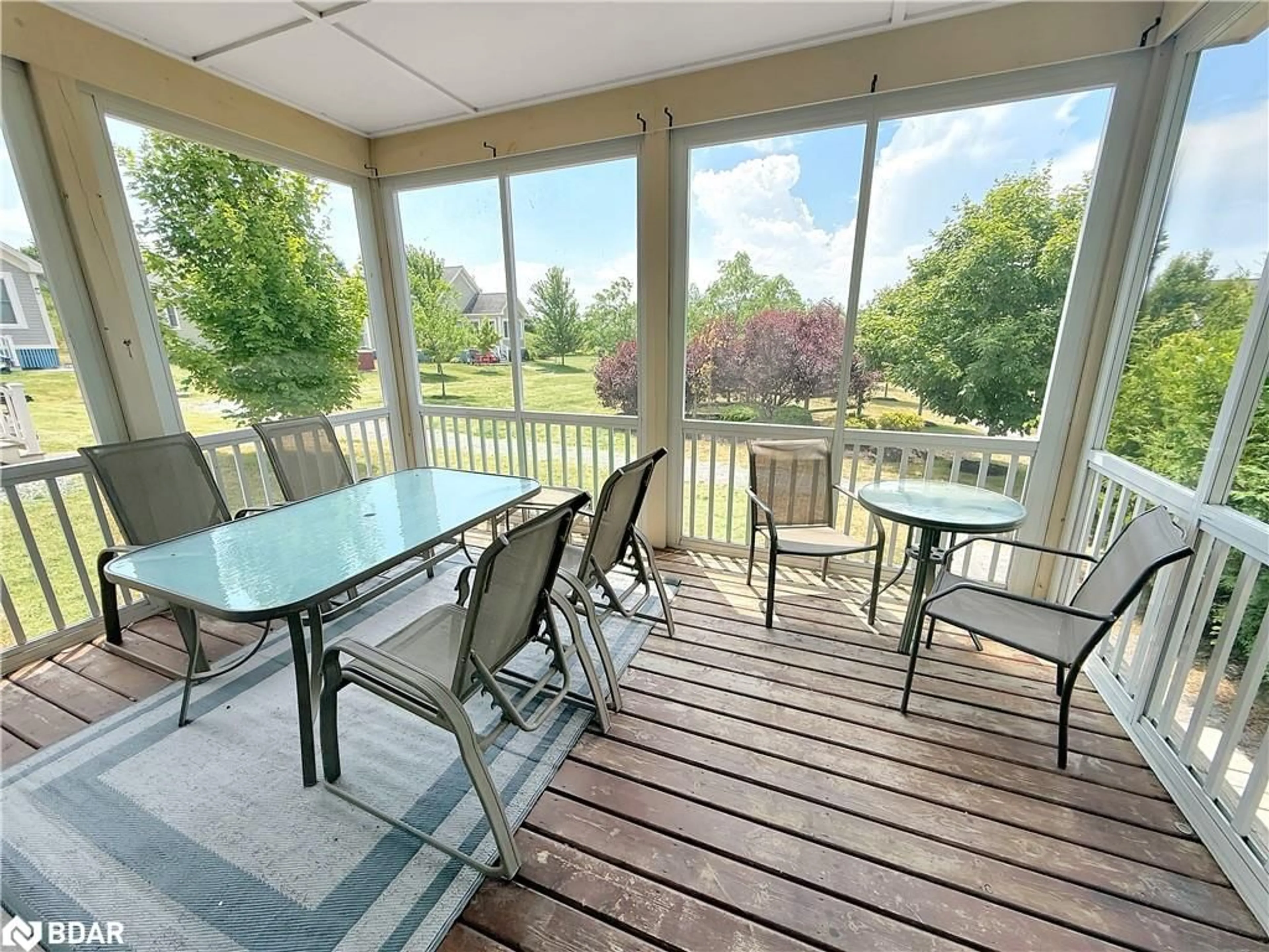 Patio, water/lake/river/ocean view for 13 Butternut Lane #27, Athol Ontario K0K 1P0