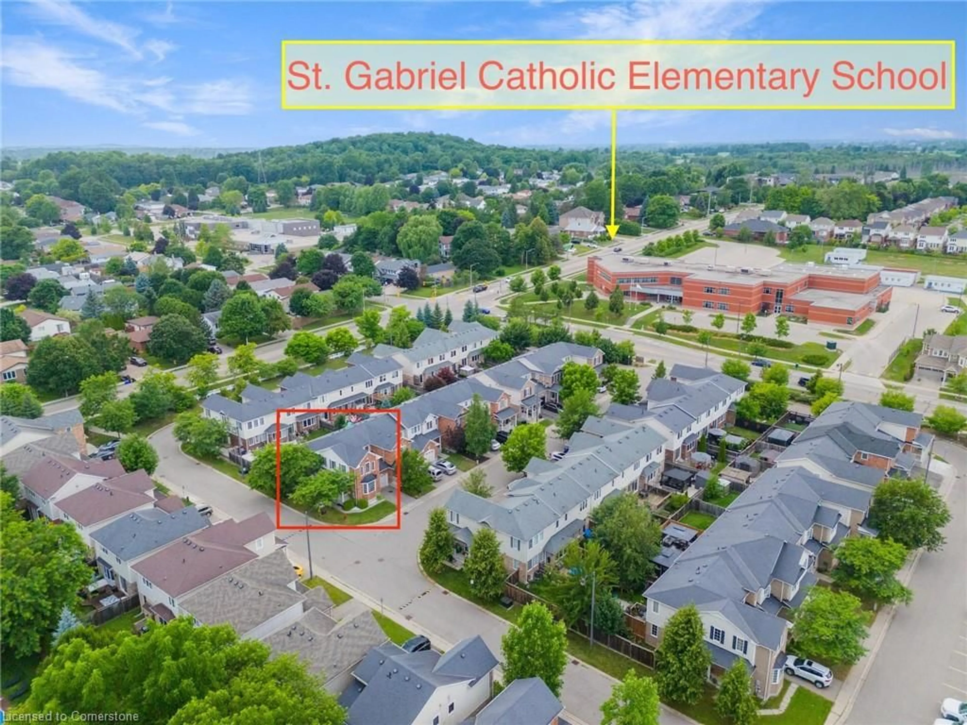 A pic from outside/outdoor area/front of a property/back of a property/a pic from drone, street for 22 Owl St, Cambridge Ontario N3C 0B1