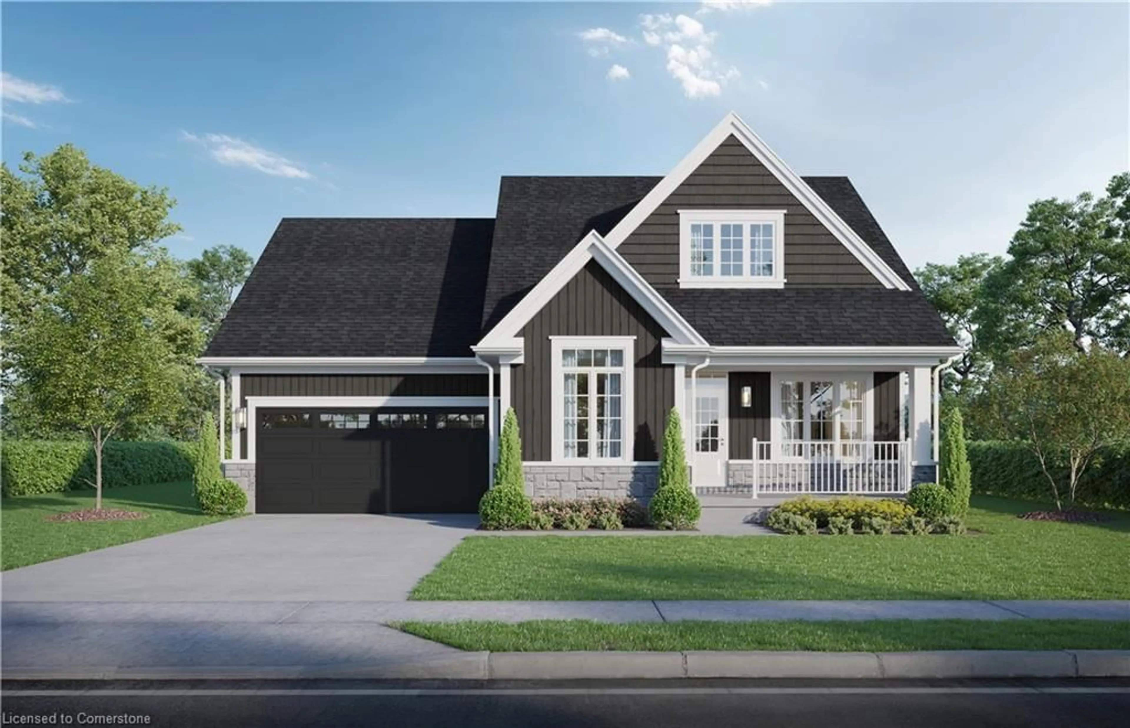 Home with vinyl exterior material, street for 2797 Red Maple Ave #27, Jordan Station Ontario L0R 1S0