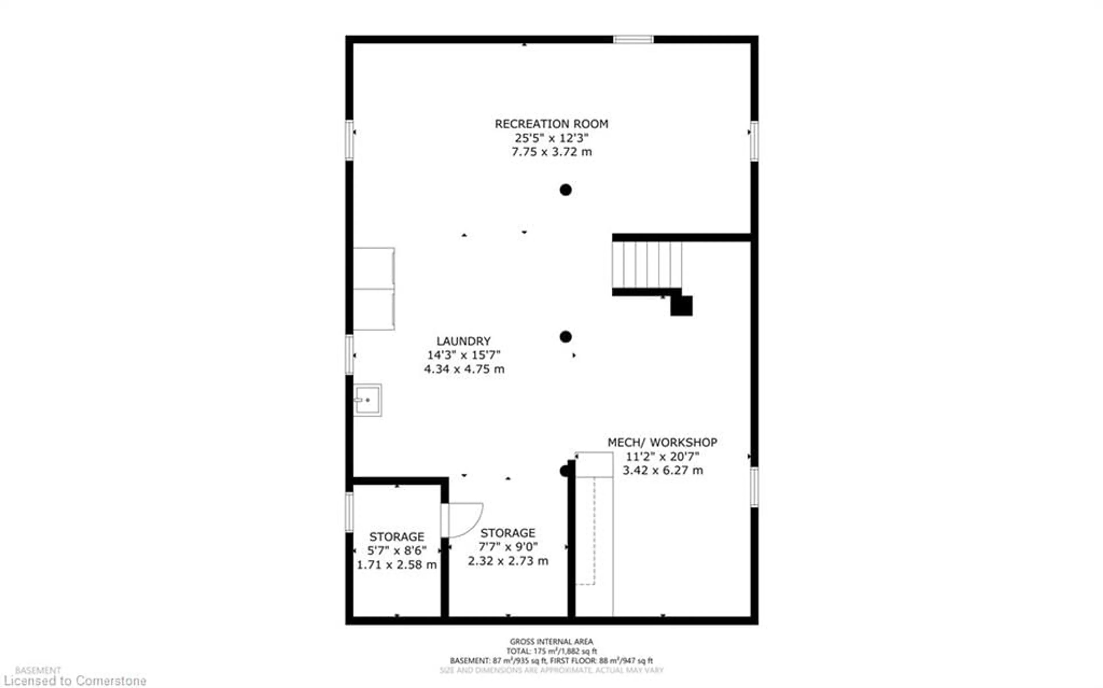 Floor plan for 94 Queensway Rd, Simcoe Ontario N3Y 4M6