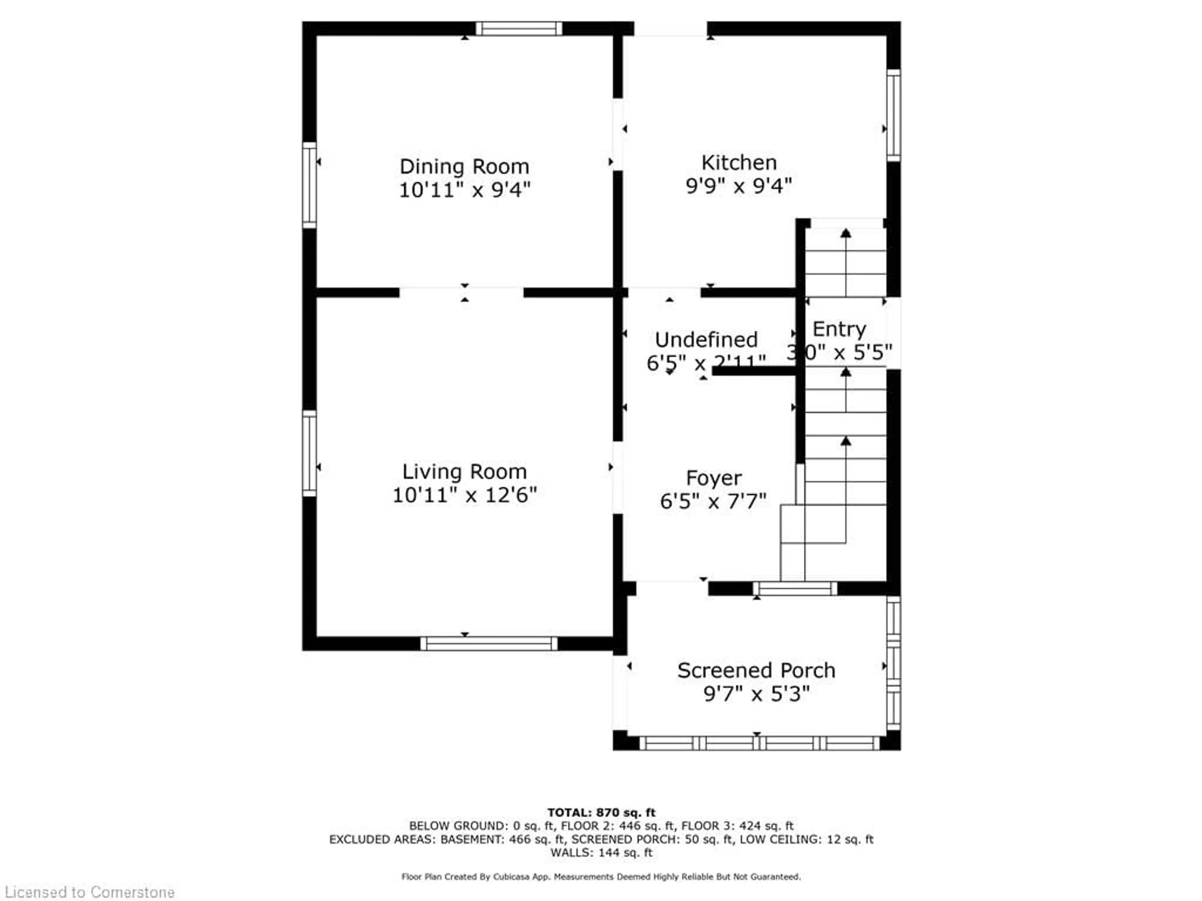 Floor plan for 15 James St, Simcoe Ontario N3Y 1E1