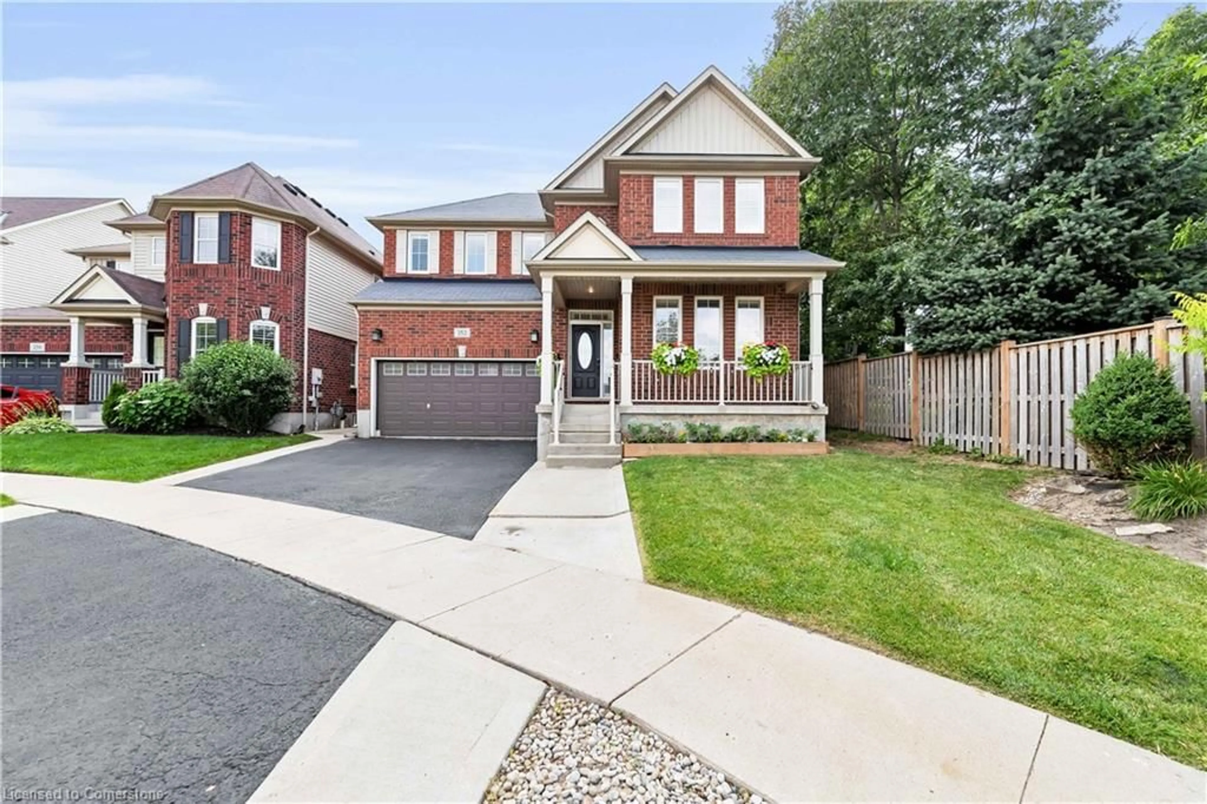 Home with brick exterior material, street for 152 Fletcher Cir, Cambridge Ontario N3C 0B6