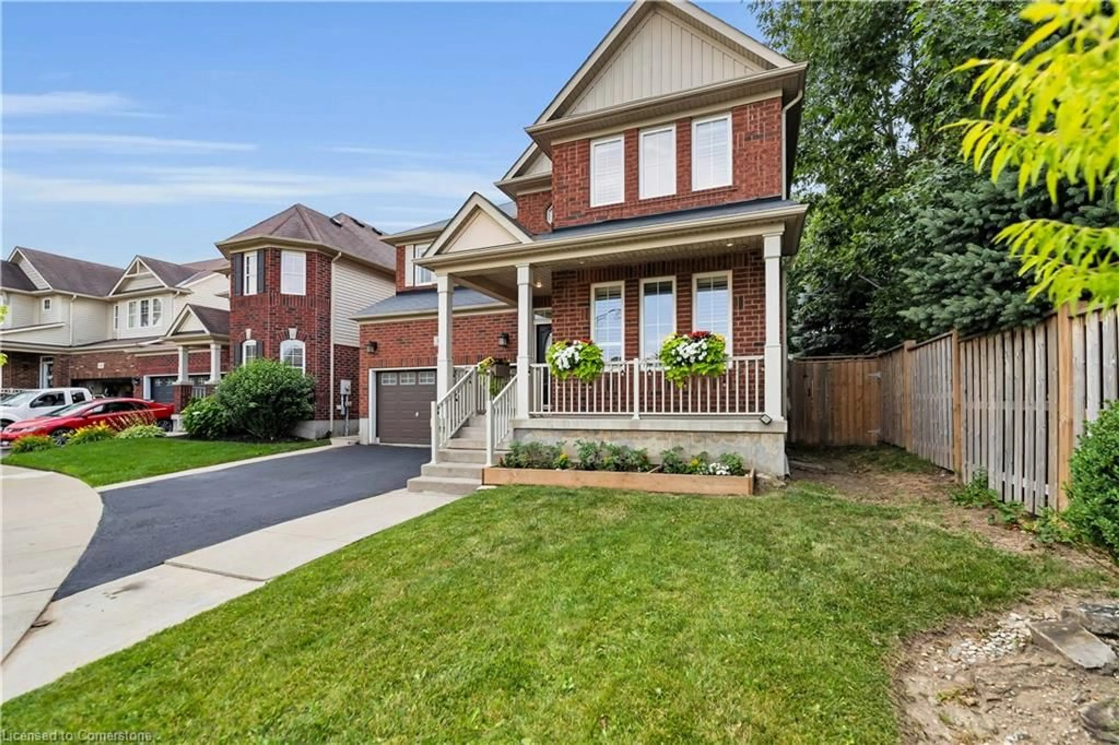 Home with brick exterior material, street for 152 Fletcher Cir, Cambridge Ontario N3C 0B6