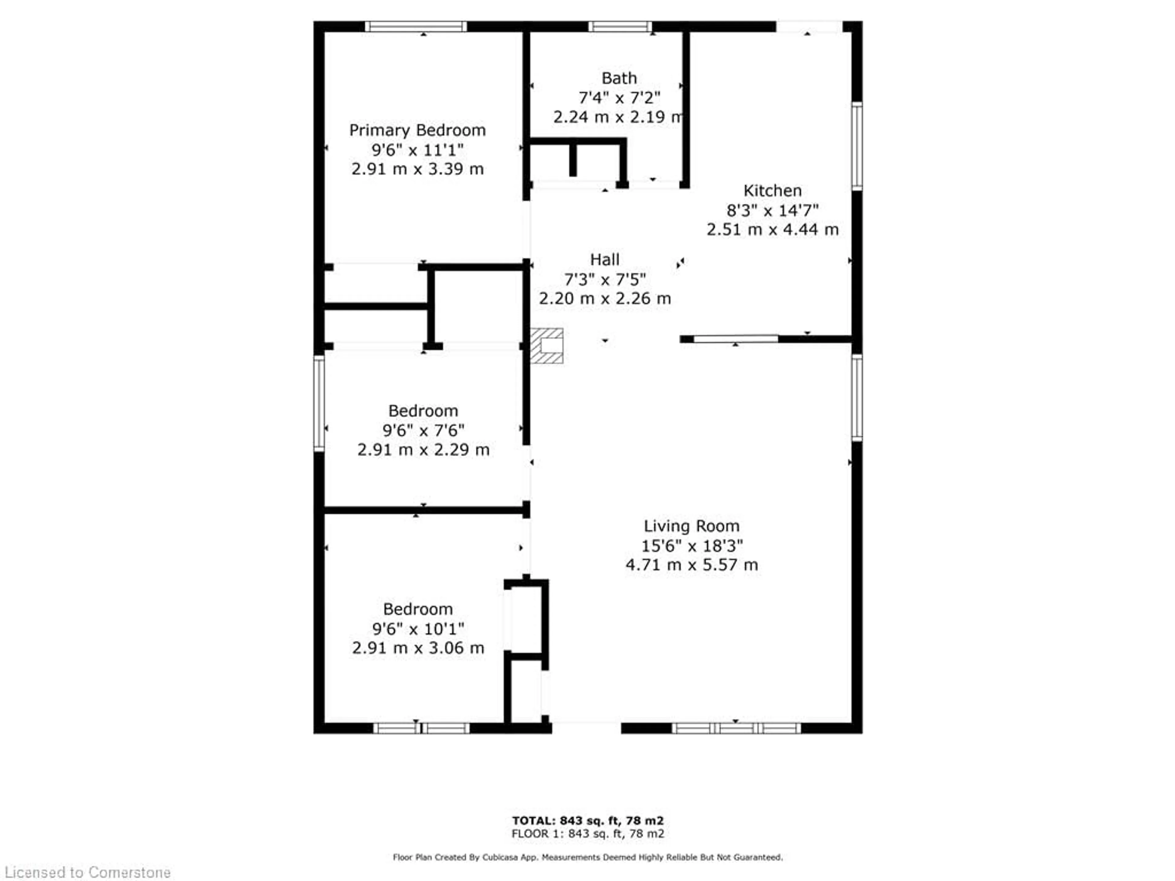 Floor plan for 99 Cedar Dr, Turkey Point Ontario N0E 1T0