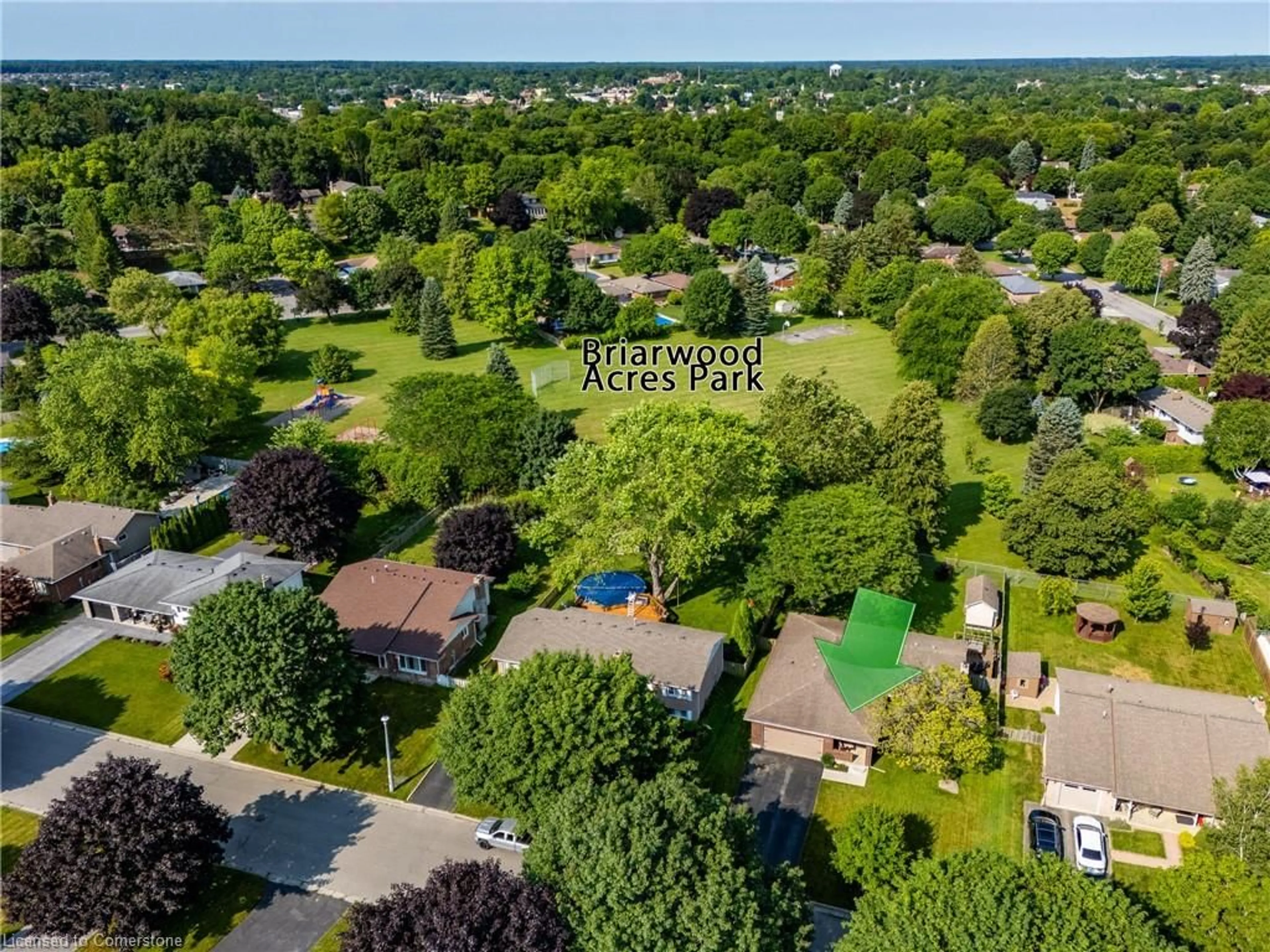 A pic from outside/outdoor area/front of a property/back of a property/a pic from drone, unknown for 20 Sheridan Blvd, Simcoe Ontario N3Y 4W4