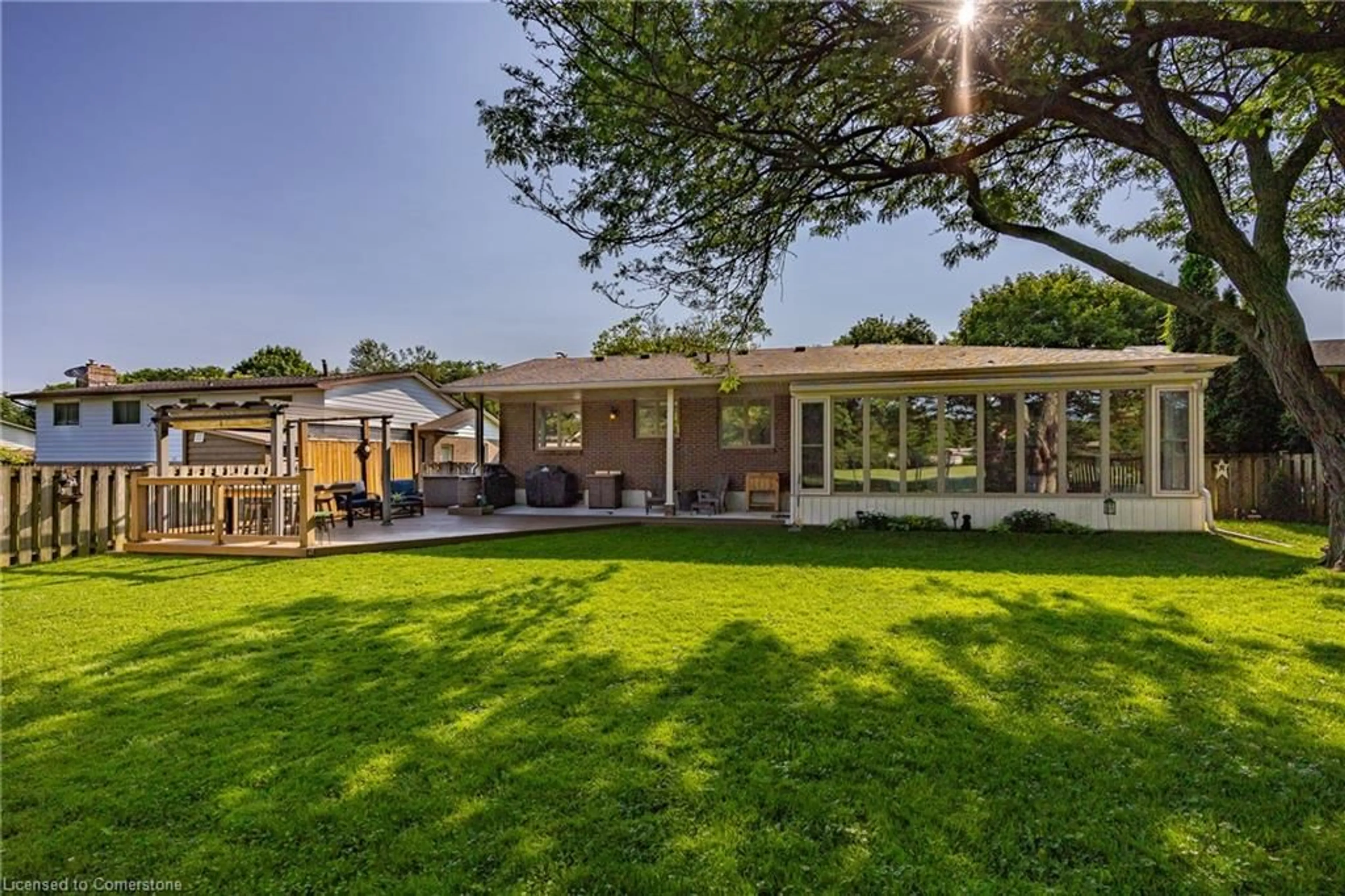 A pic from outside/outdoor area/front of a property/back of a property/a pic from drone, street for 20 Sheridan Blvd, Simcoe Ontario N3Y 4W4