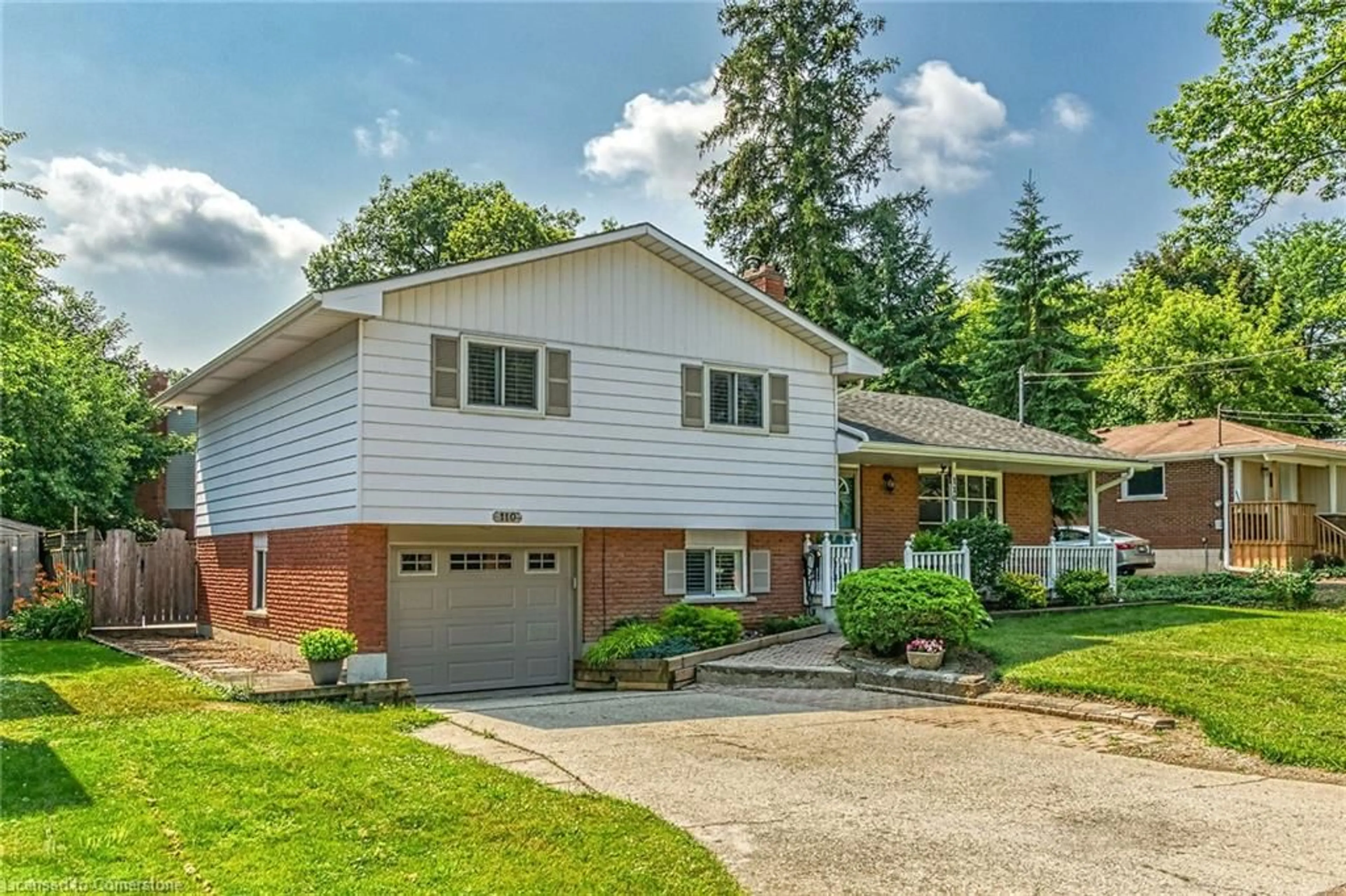 Home with brick exterior material, street for 110 Ayr St, Caledonia Ontario N3W 1E5