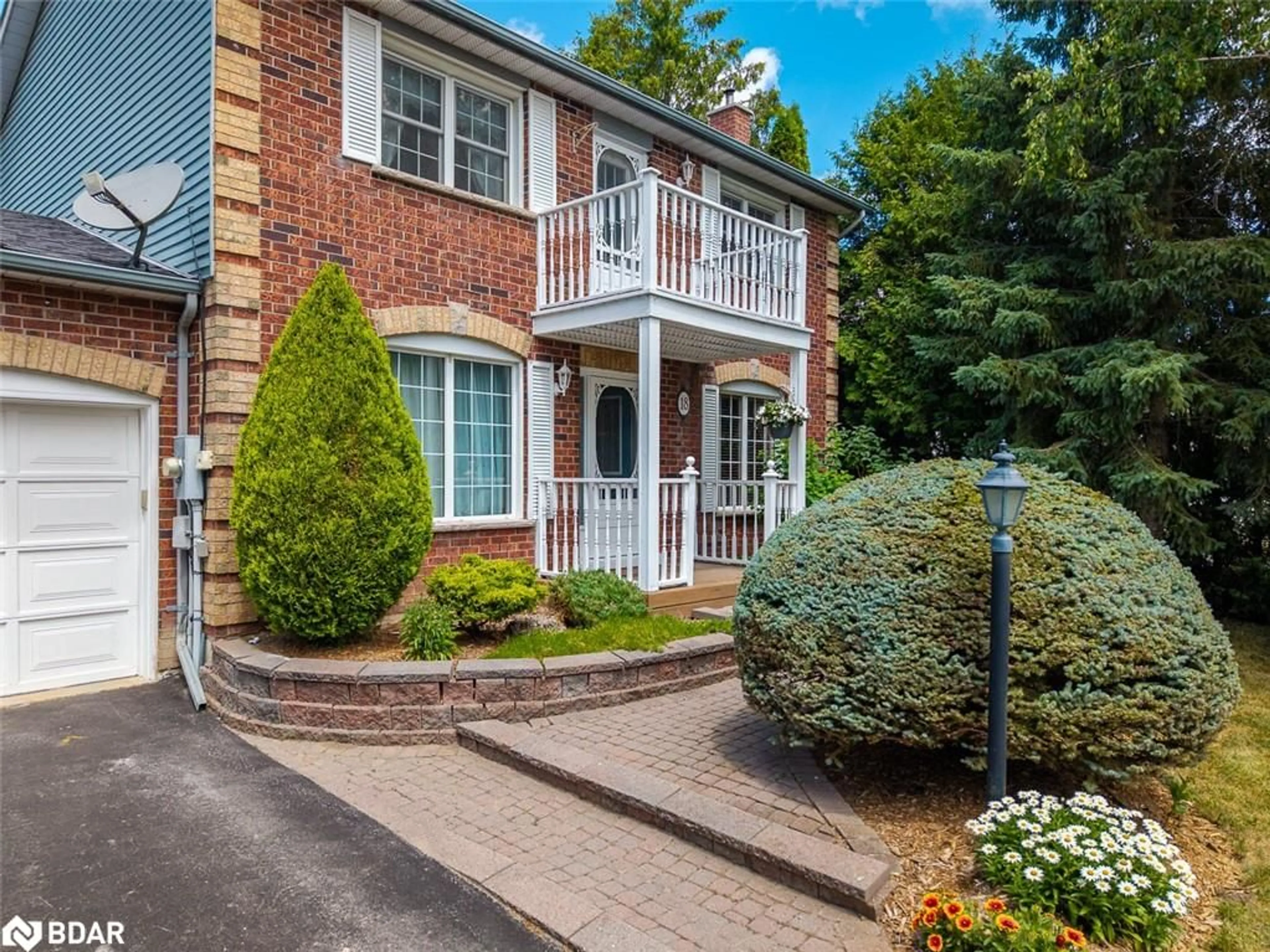 Home with brick exterior material, street for 18 Heritage Rd, Cookstown Ontario L0L 1L0