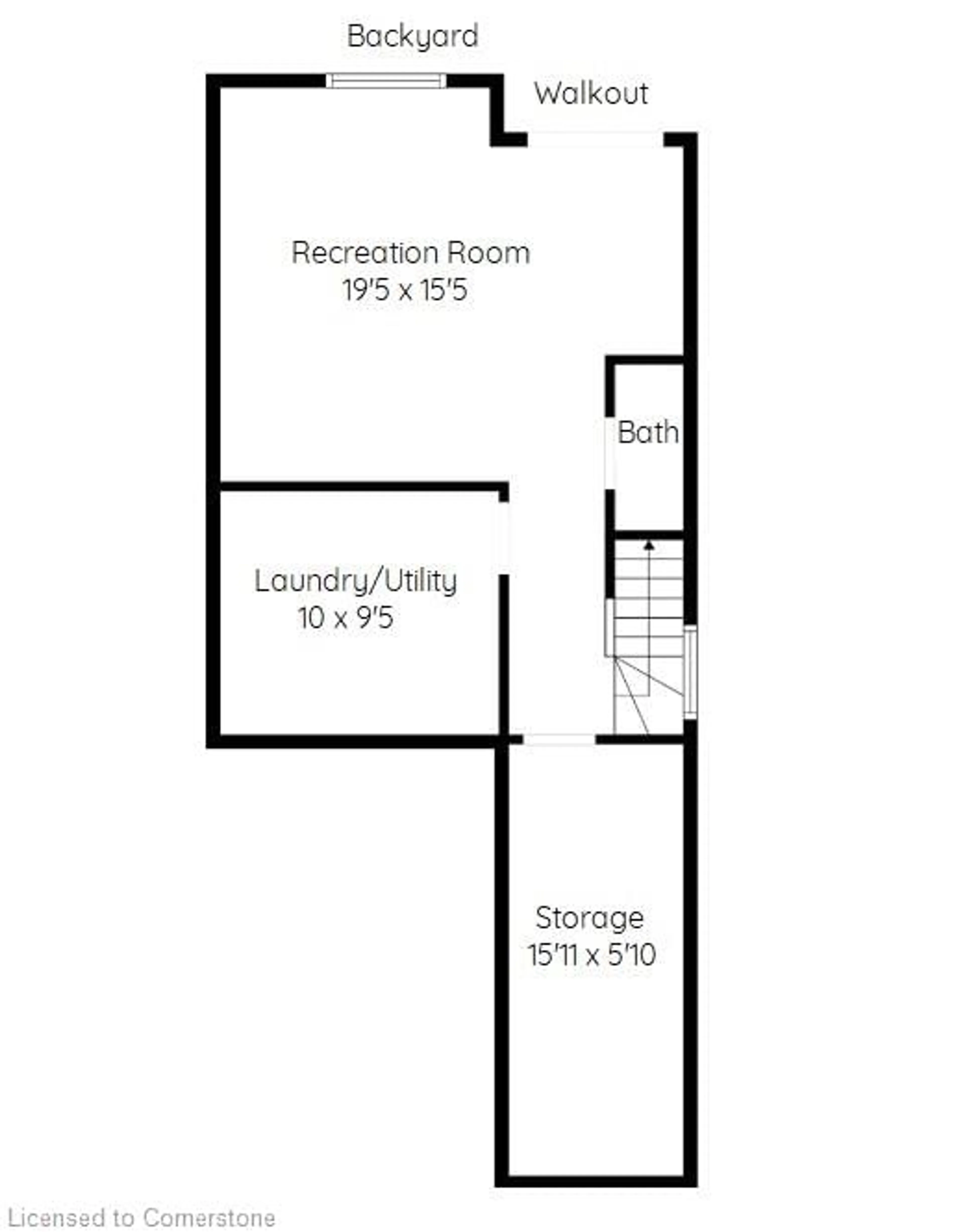 Floor plan for 26 Moss Blvd #37, Dundas Ontario L9H 6W7