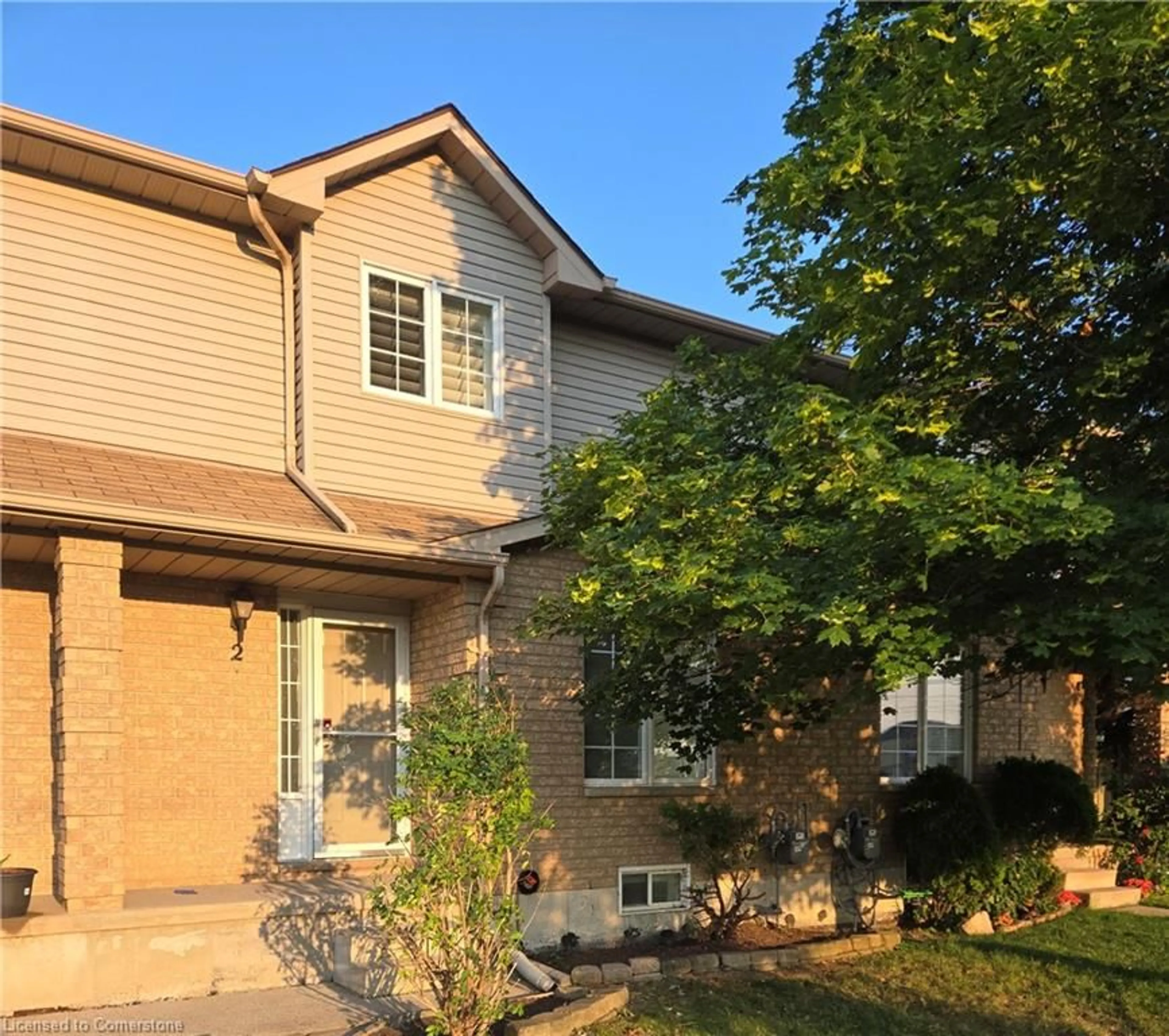 Home with brick exterior material, street for 12 Whitedeer Rd #2, Stoney Creek Ontario L8J 3T4
