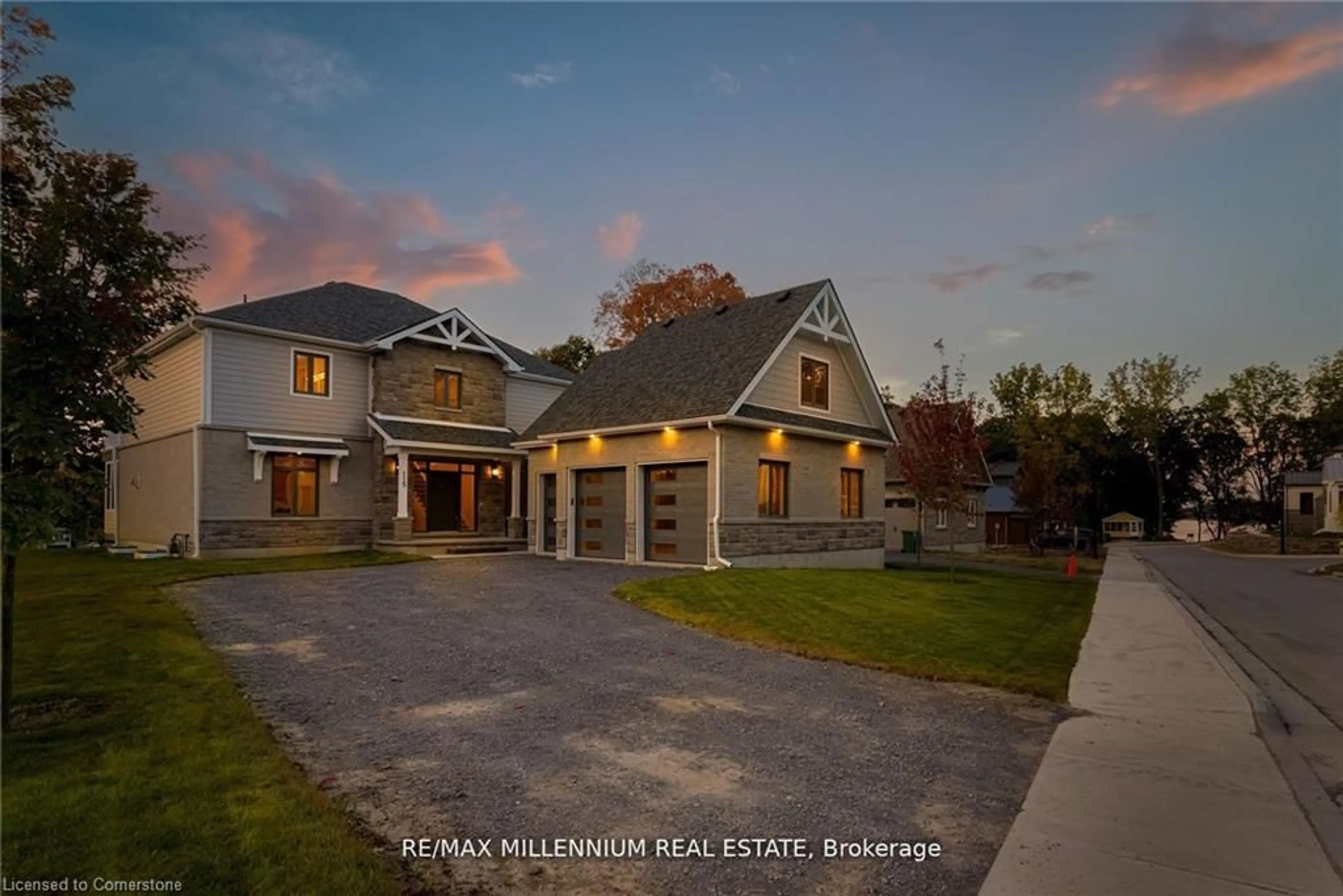 Home with brick exterior material, unknown for 115 Villeneuve Drive Dr, Picton Ontario K0K 2T0