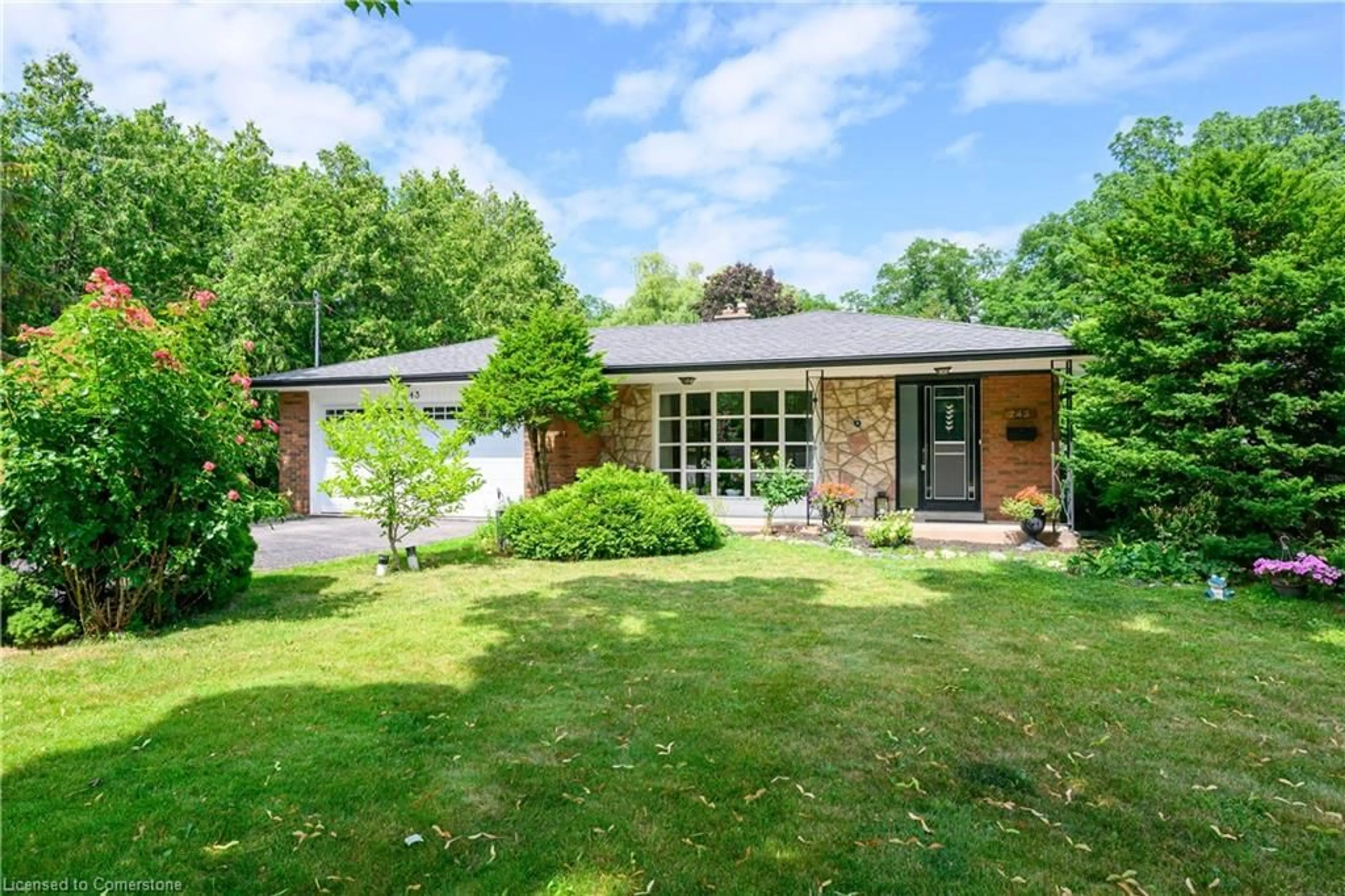 A pic from outside/outdoor area/front of a property/back of a property/a pic from drone, street for 243 Appleby Line, Burlington Ontario L7L 2X3