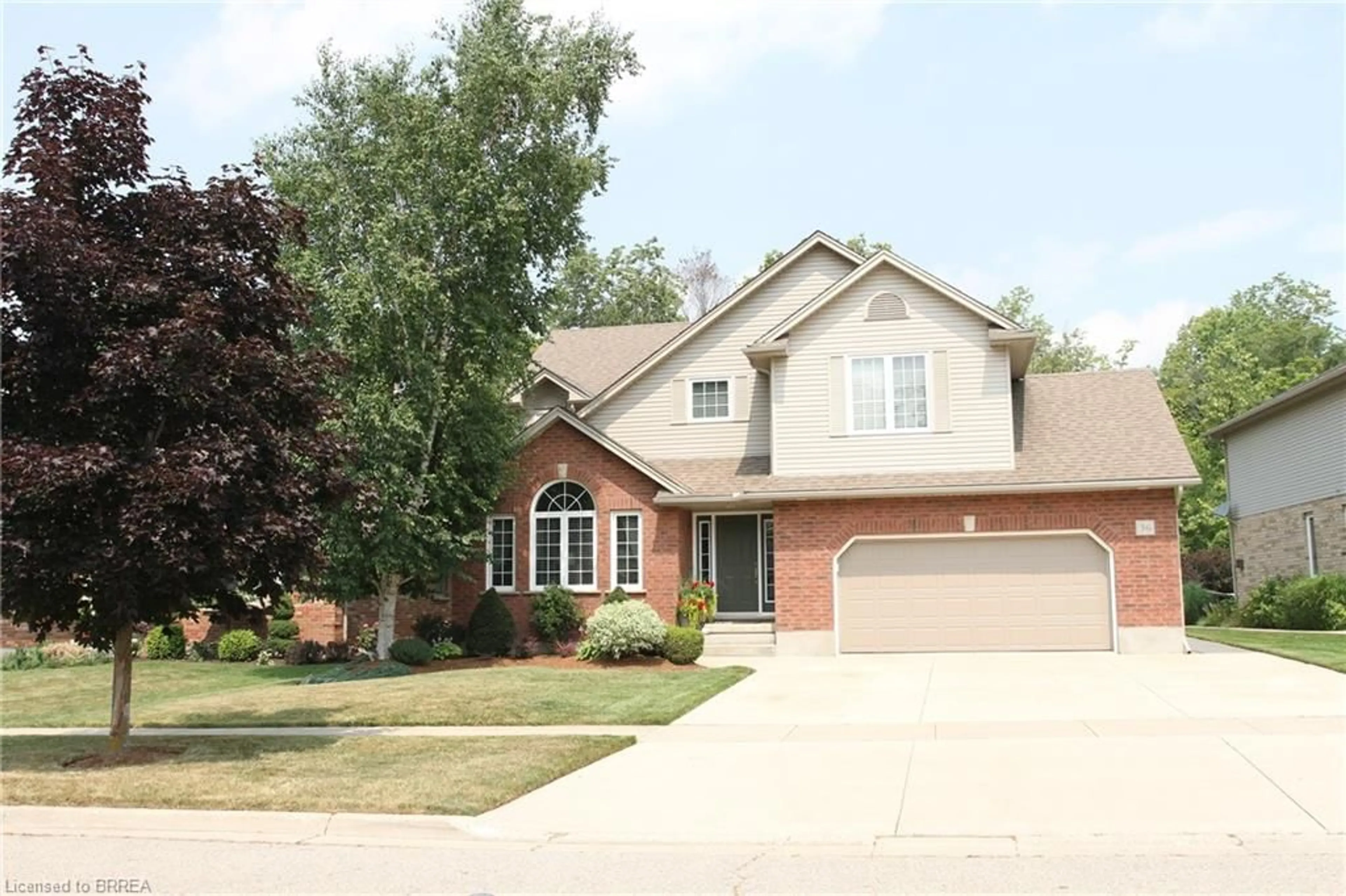 Home with brick exterior material, street for 36 Laschinger Blvd, New Hamburg Ontario N3A 2G7