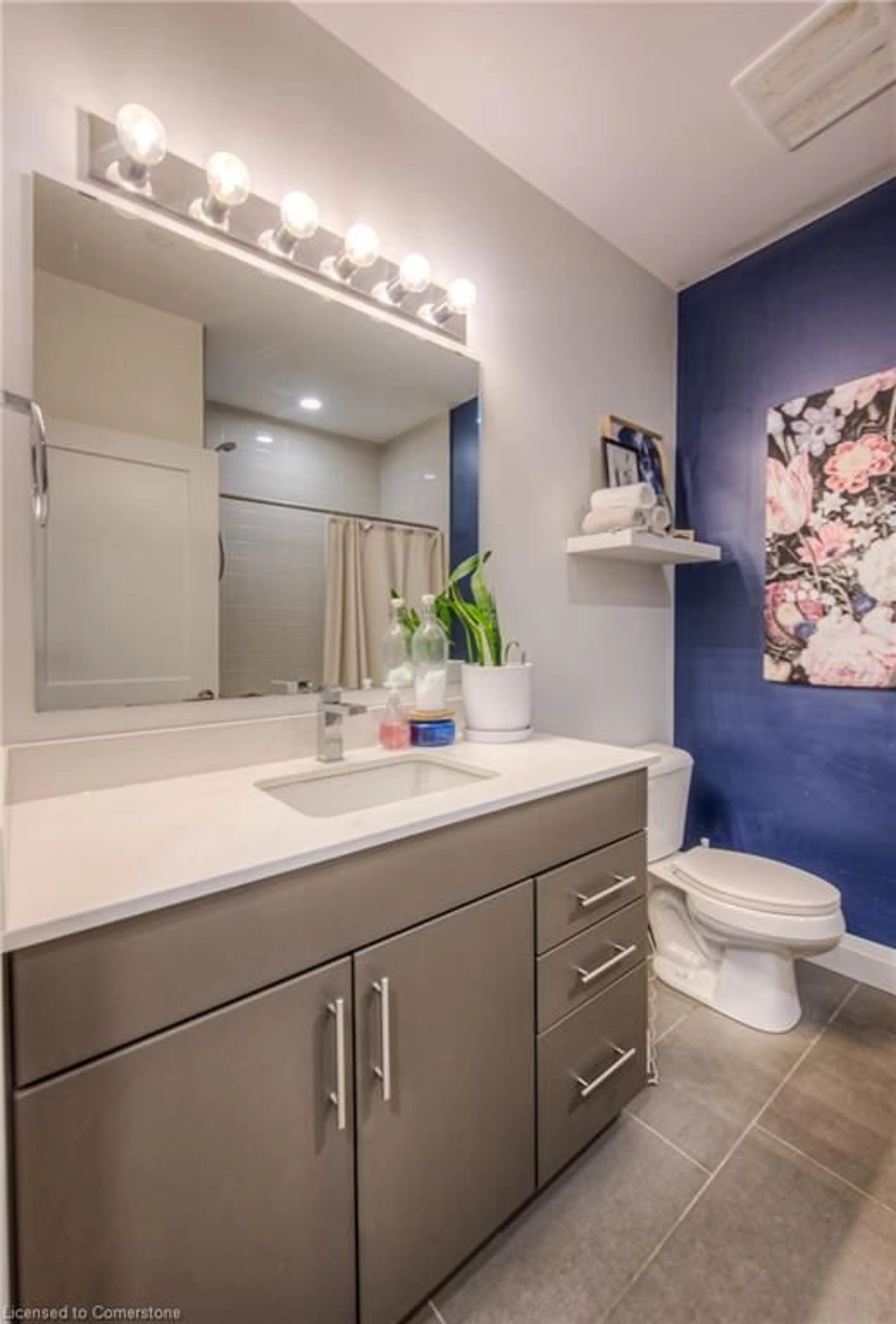 Contemporary bathroom, ceramic/tile floor for 399 Queen St #418, Kitchener Ontario N2G 0C4