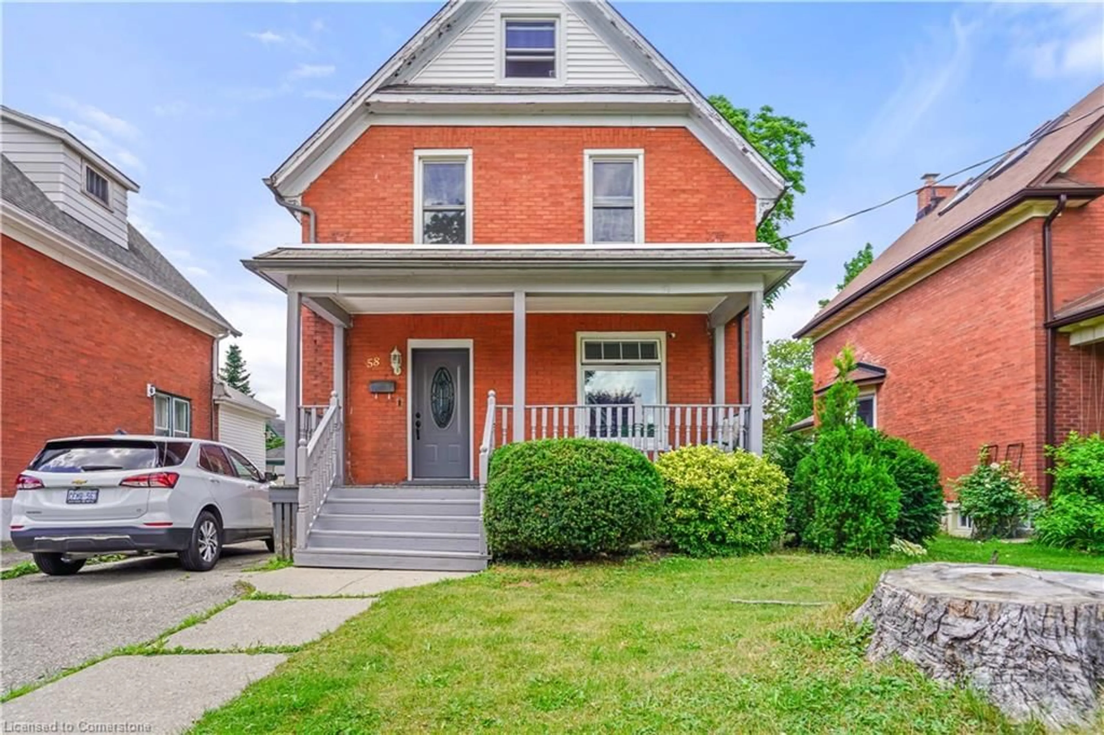 Home with brick exterior material, street for 58 Pandora Ave, Kitchener Ontario N2H 3C3