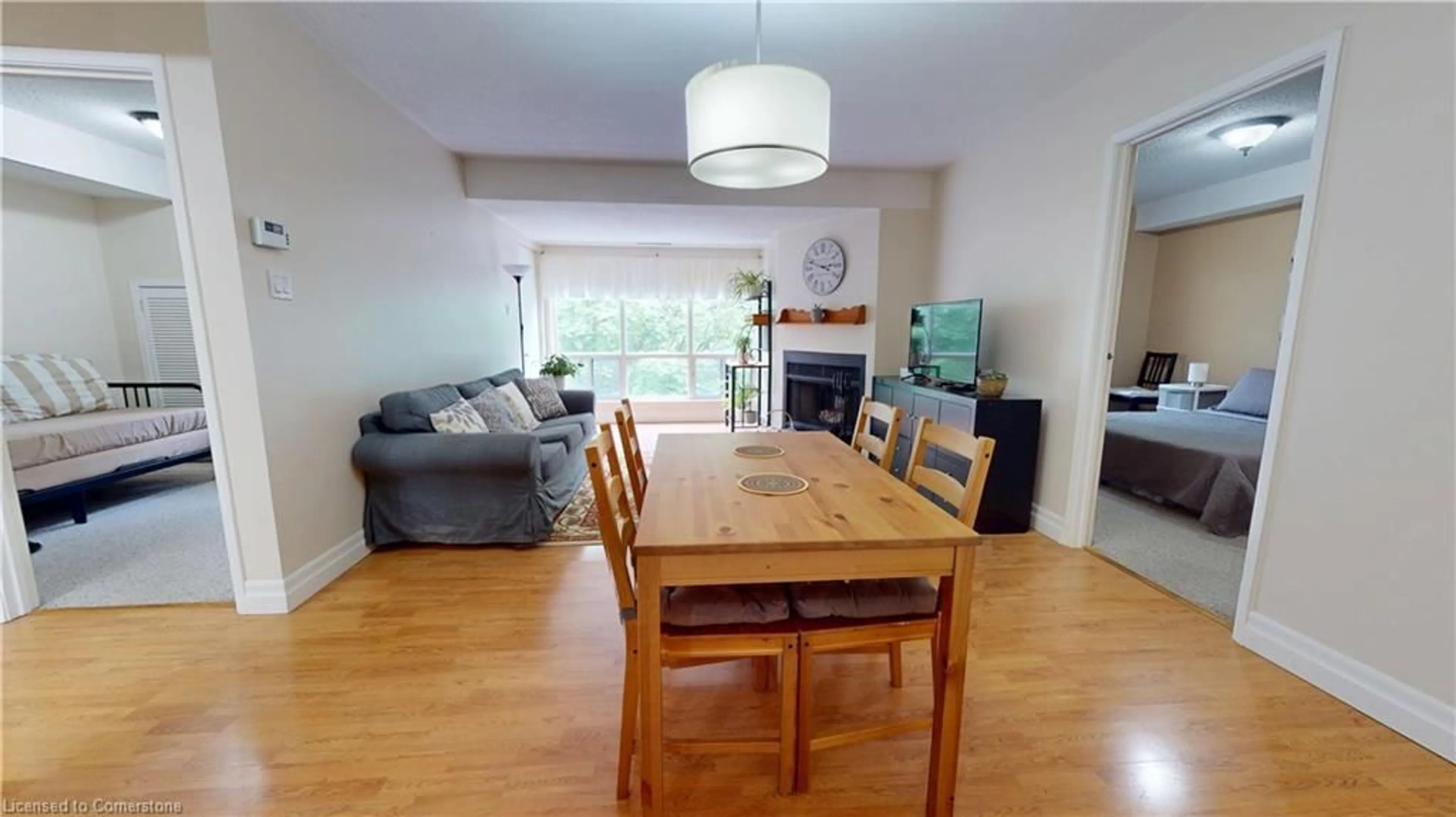Dining room, wood/laminate floor for 15 Hofstetter Ave #403, Kitchener Ontario N2A 3Z7