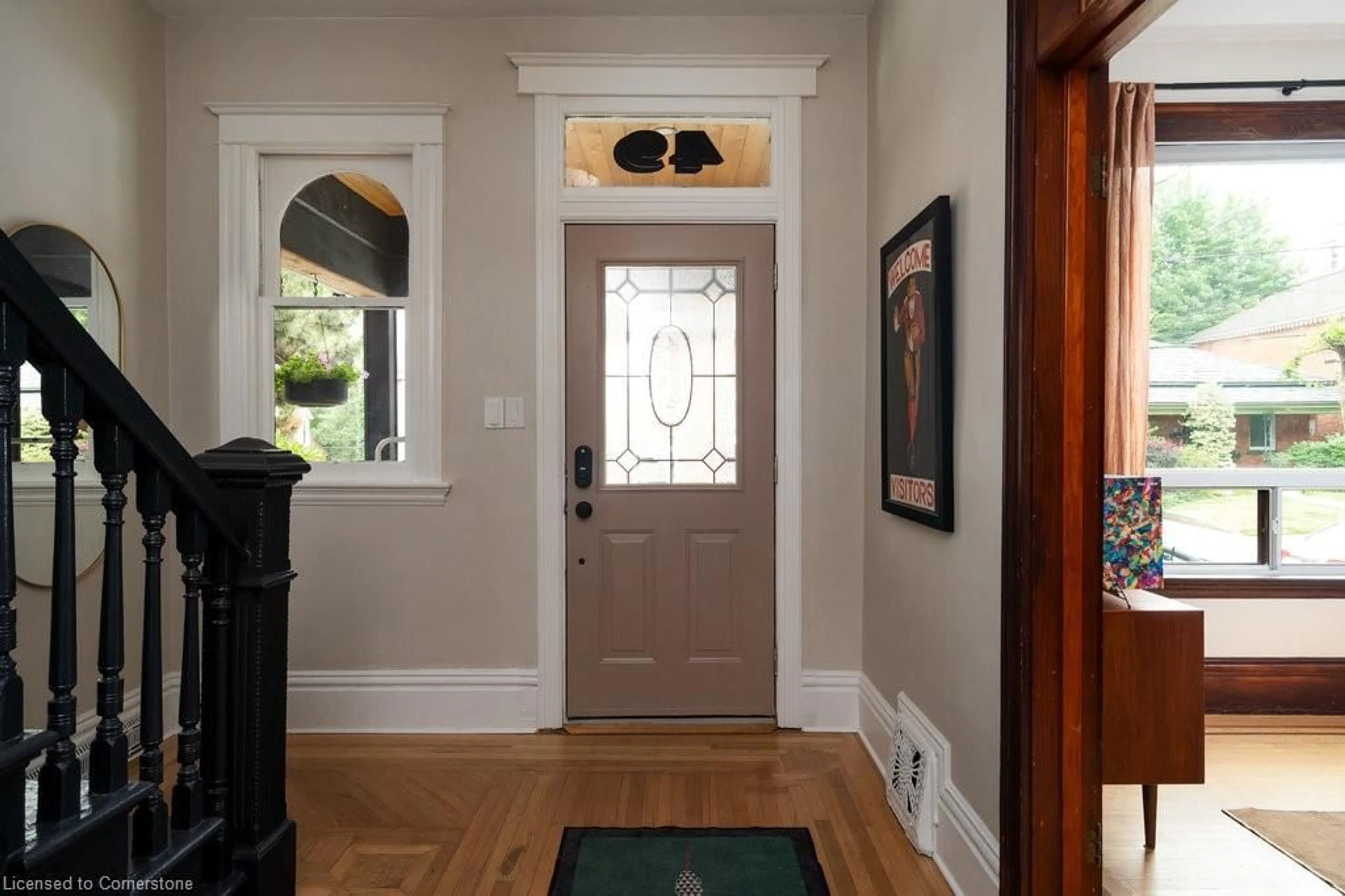 Indoor entryway for 49 Ray St, Hamilton Ontario L8R 2X5