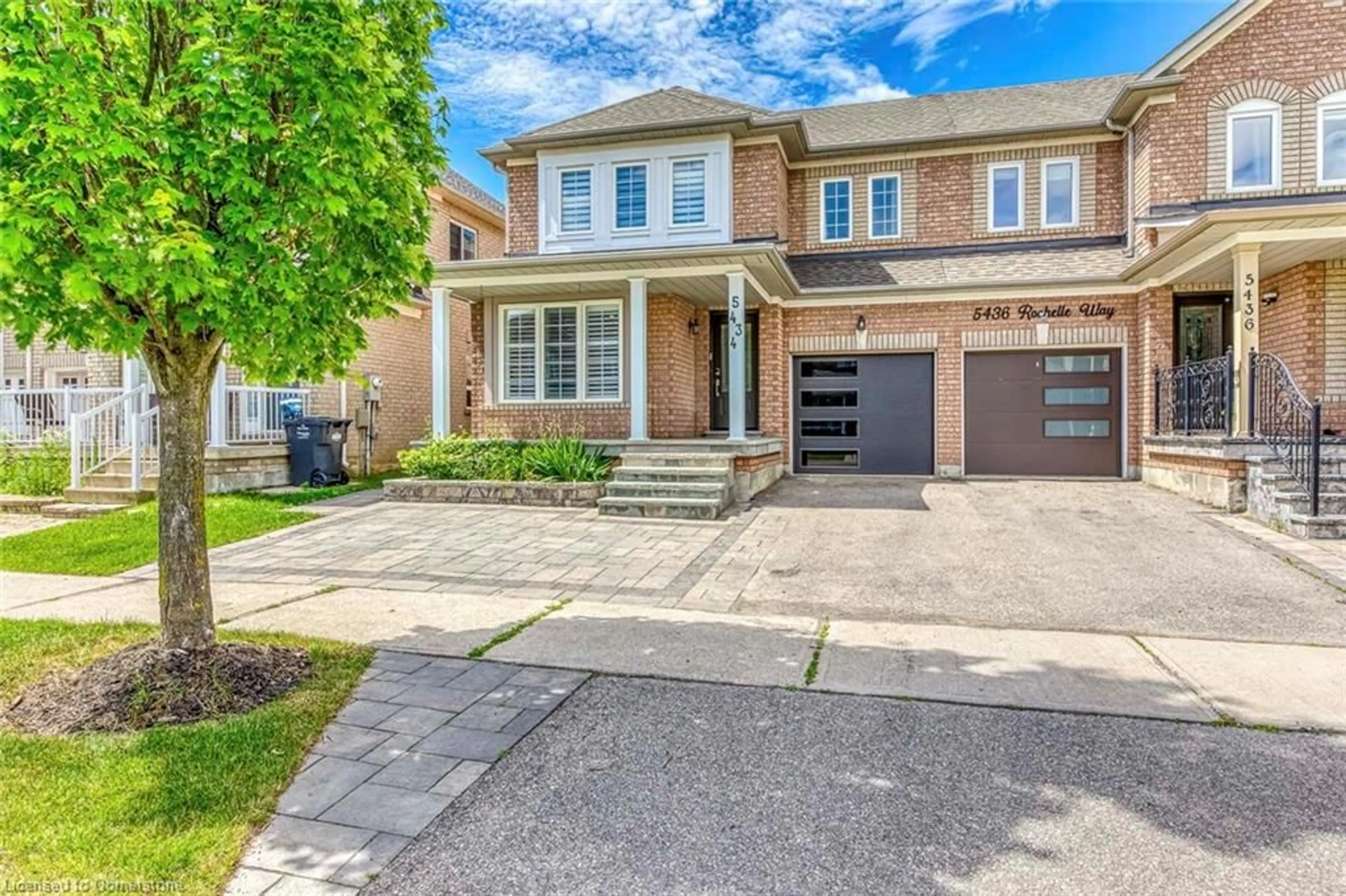 Home with brick exterior material, street for 5434 Rochelle Way, Mississauga Ontario L5M 6N4