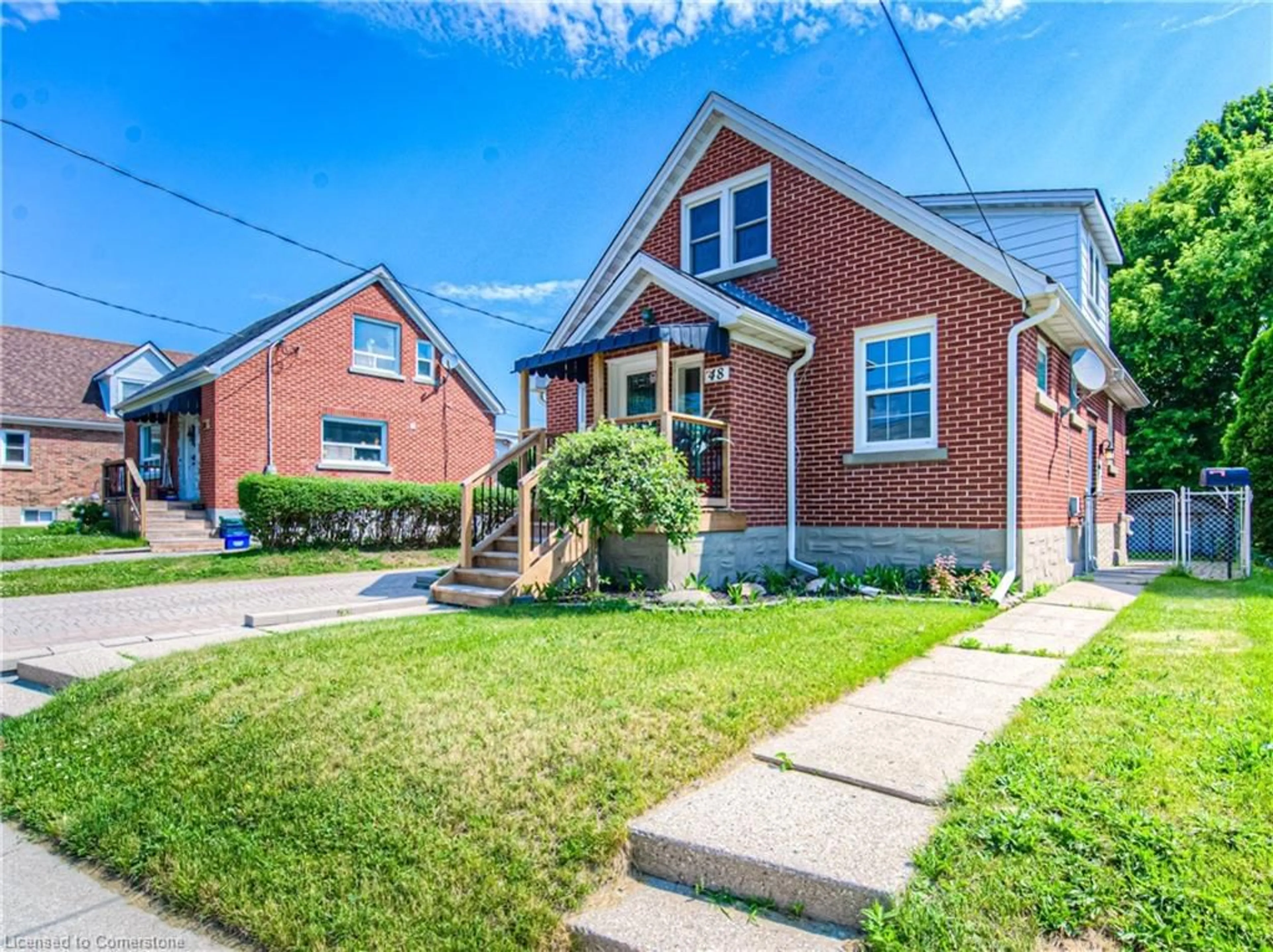 Home with brick exterior material, street for 48 Ellis Ave, Kitchener Ontario N2H 4G7