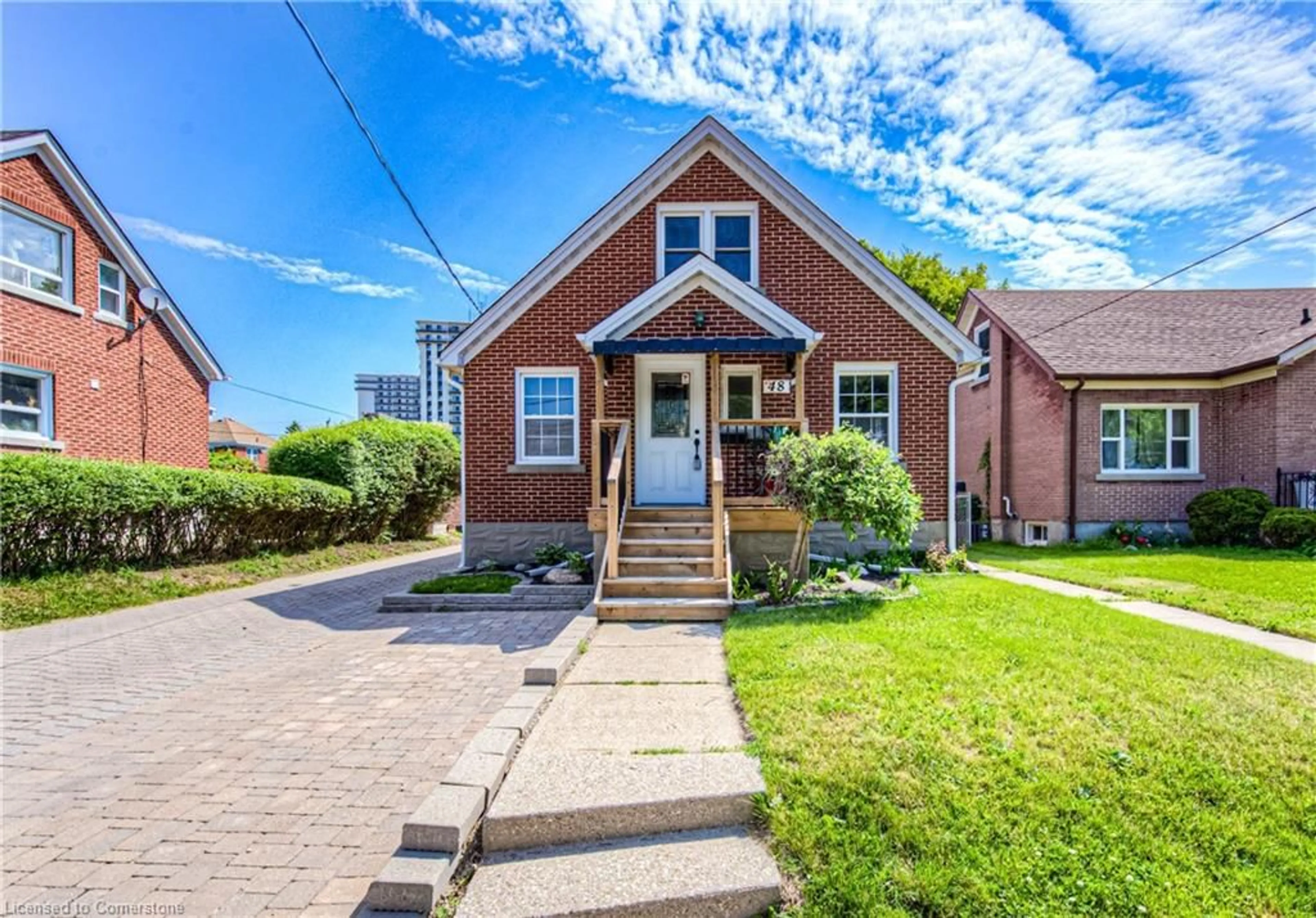 Home with brick exterior material, street for 48 Ellis Ave, Kitchener Ontario N2H 4G7