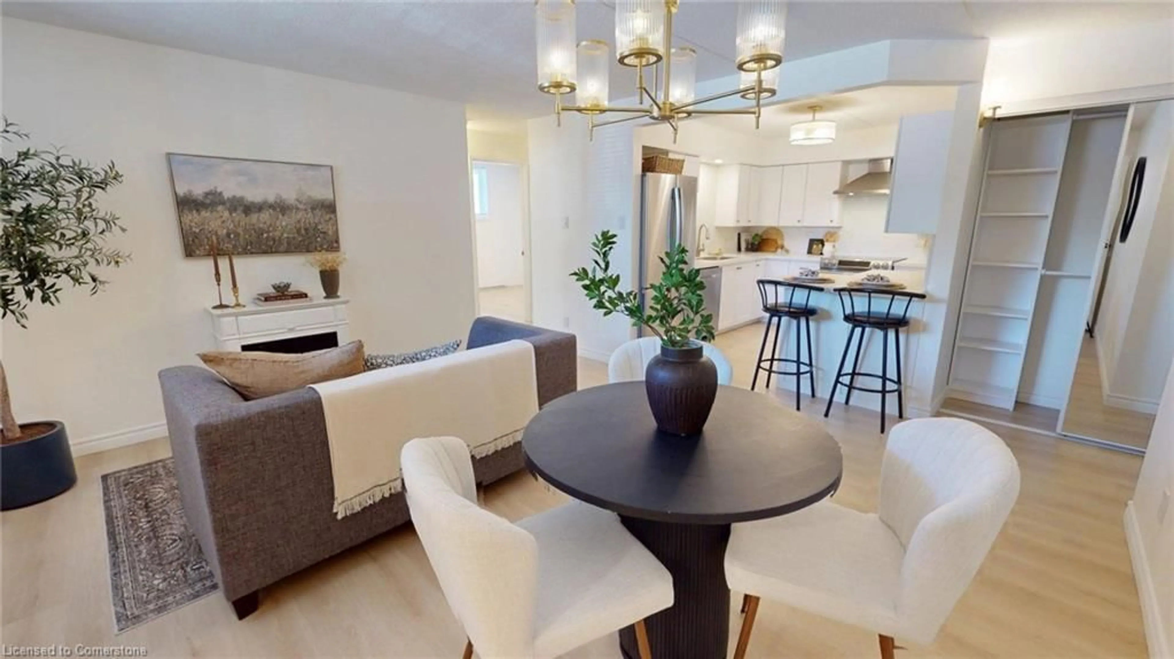 Open concept kitchen, unknown for 50 Campbell Court Crt #201, Stratford Ontario N5A 7T6