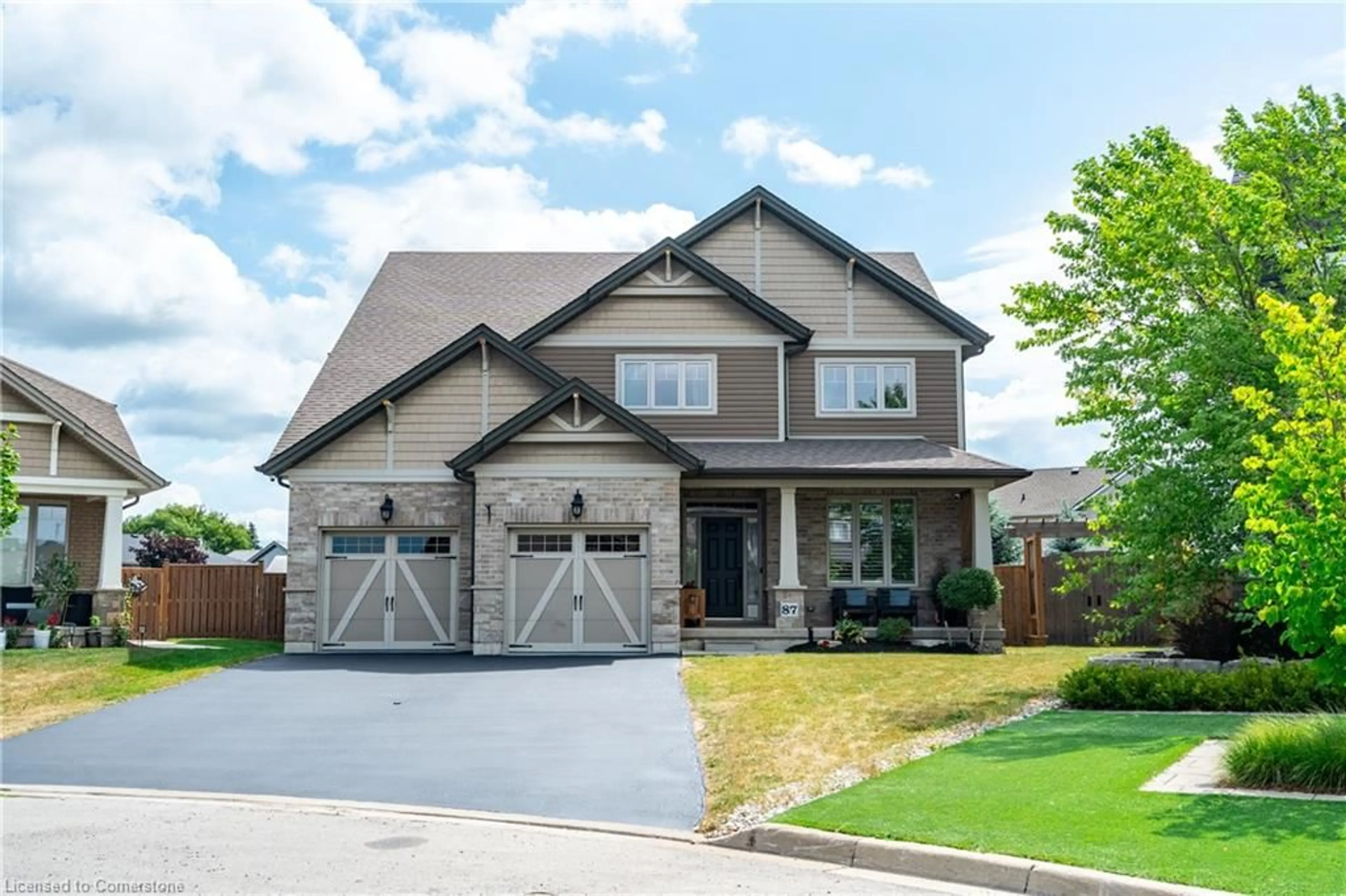 Home with brick exterior material, street for 87 Anastasia Blvd, Smithville Ontario L0R 2A0